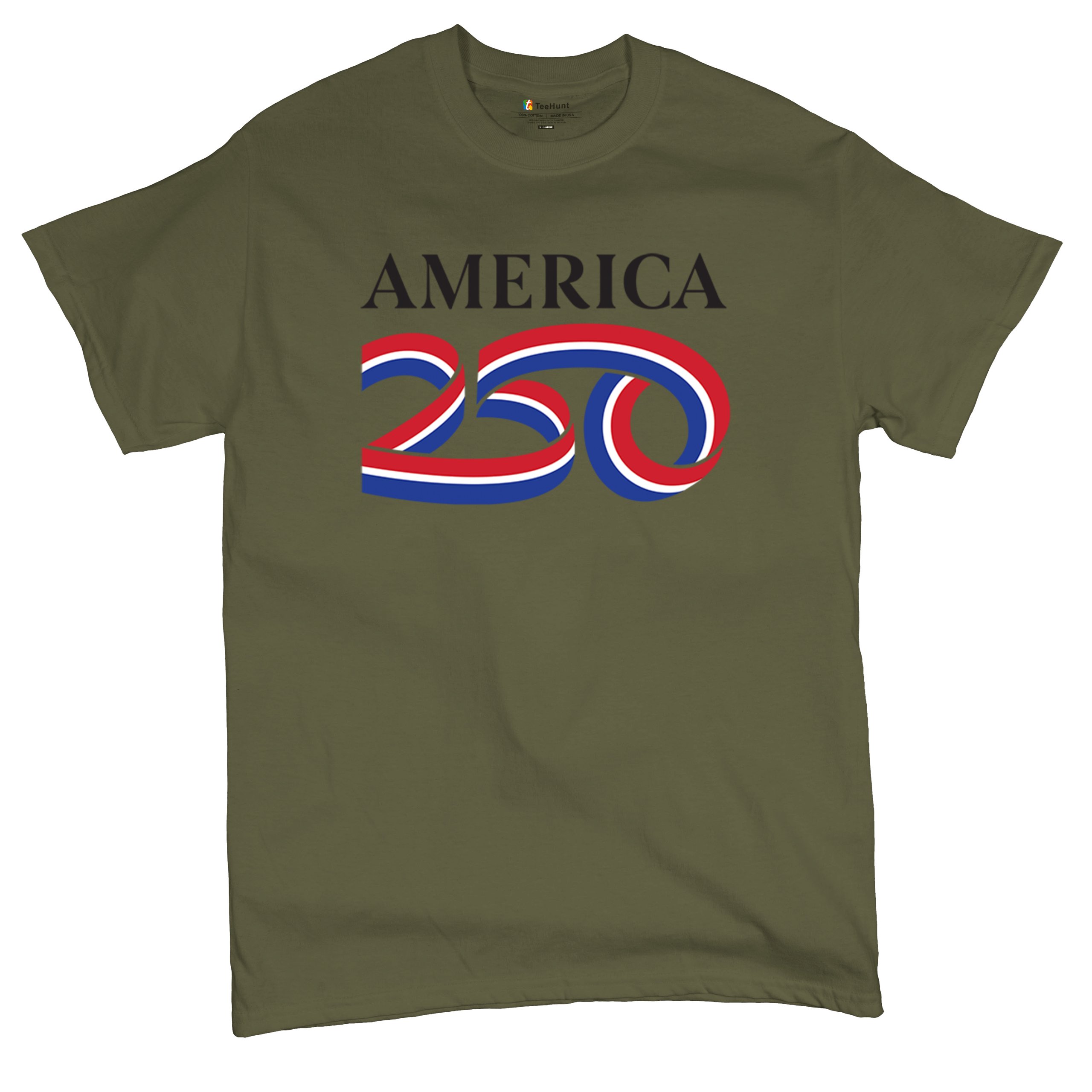 Official USA 250 T-shirt American Patriotic July 4 Independence Men's Tee - Picture 6 of 113