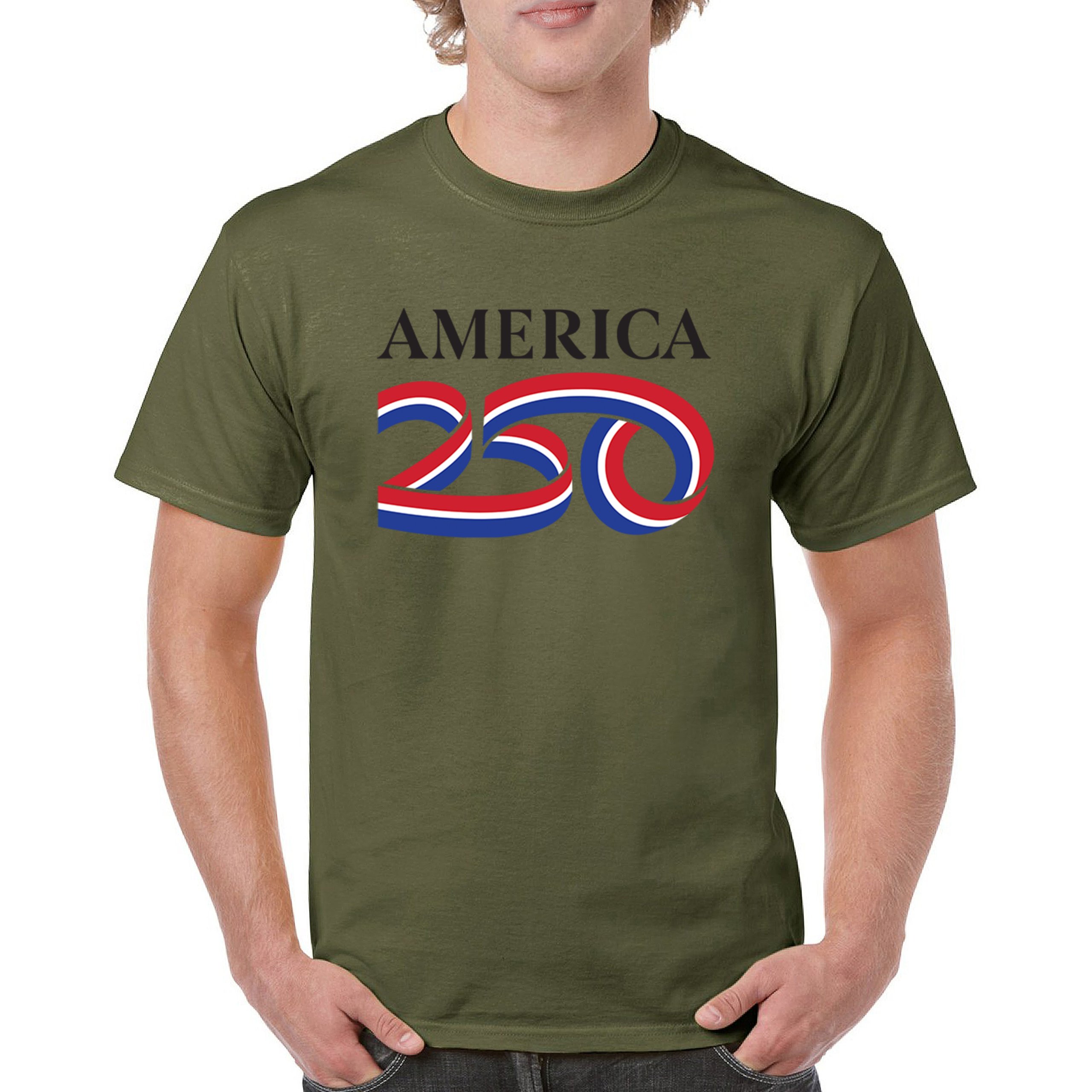 Official USA 250 T-shirt American Patriotic July 4 Independence Men's Tee - Picture 2 of 113