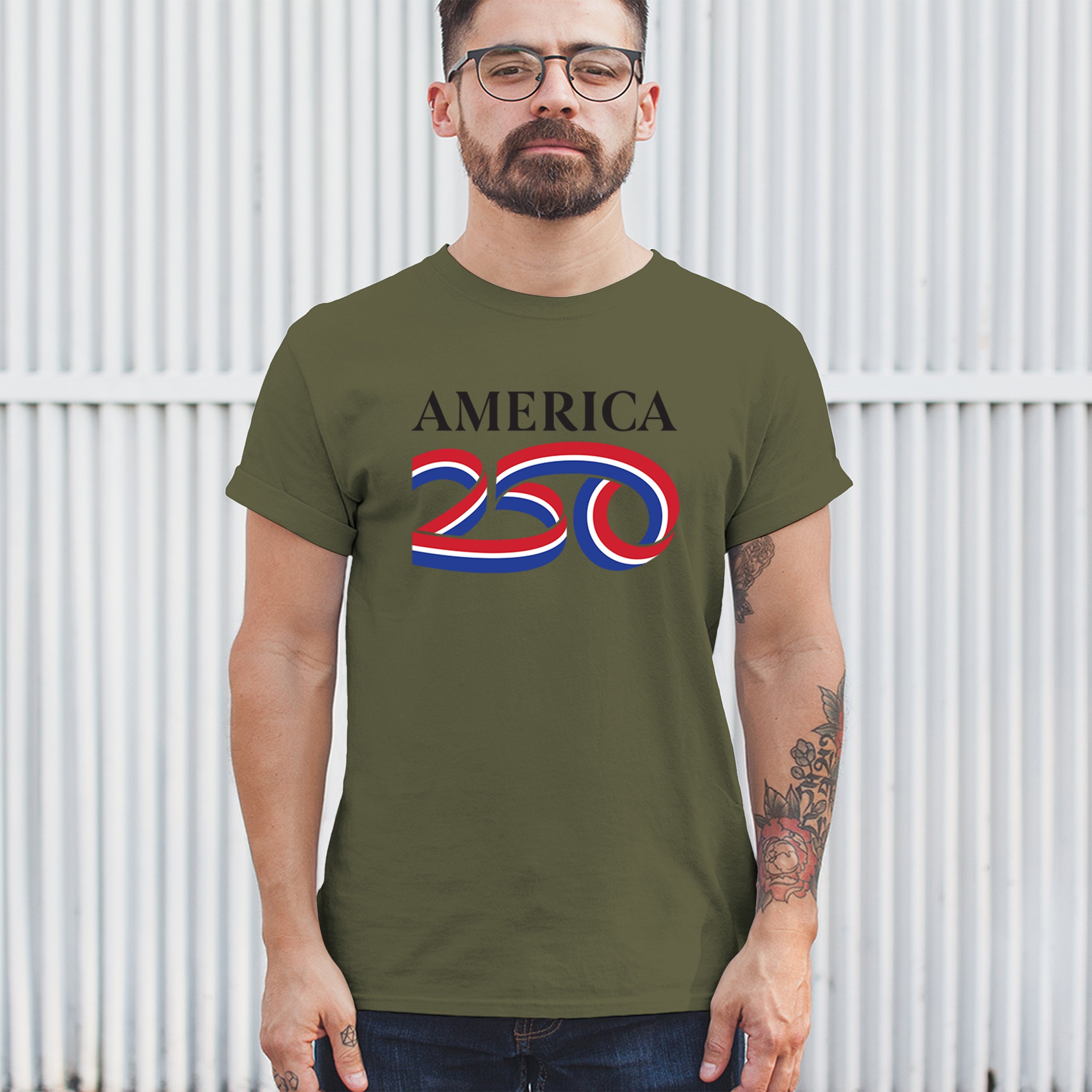 Official USA 250 T-shirt American Patriotic July 4 Independence Men's Tee - Picture 5 of 113