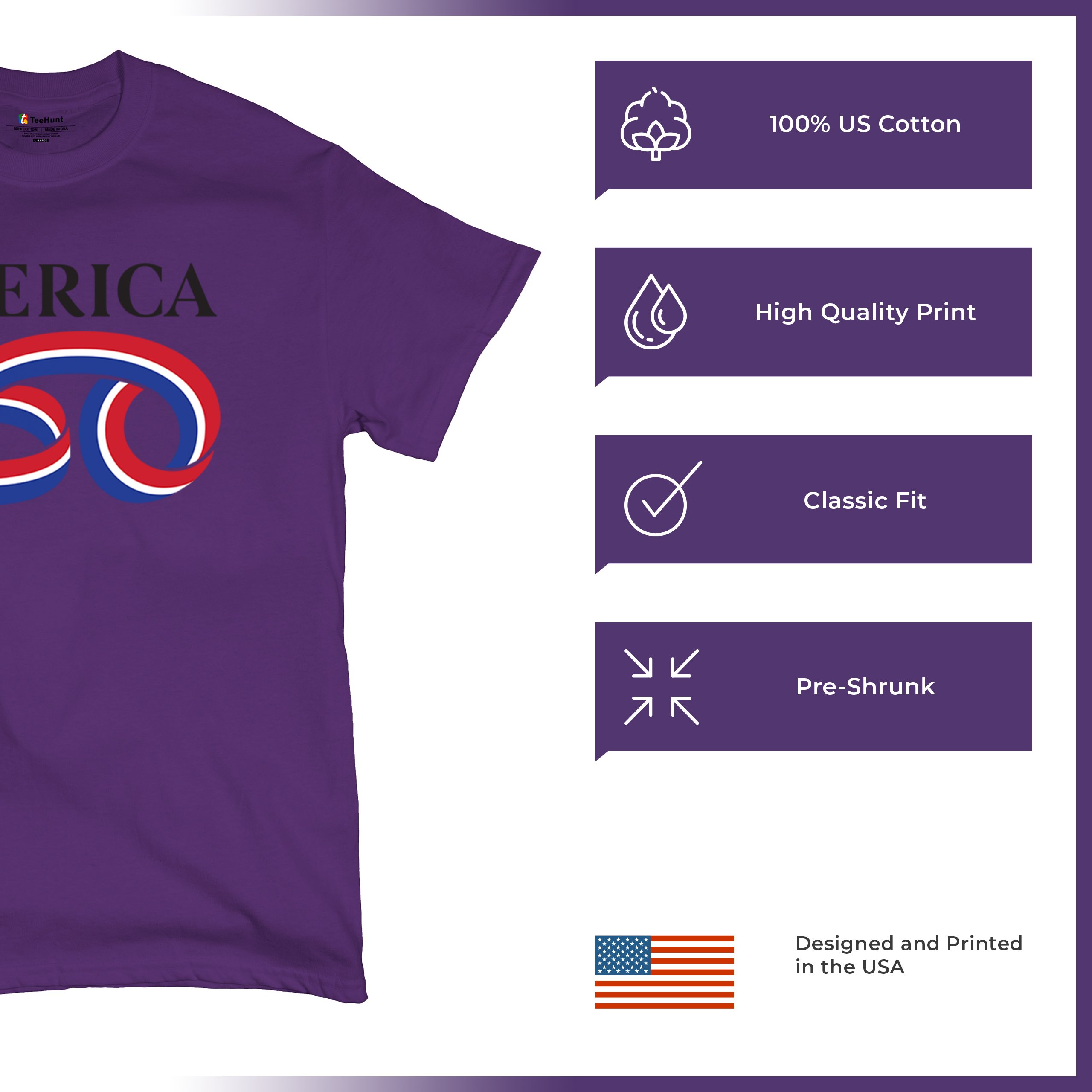 Official USA 250 T-shirt American Patriotic July 4 Independence Men's Tee - Picture 42 of 113