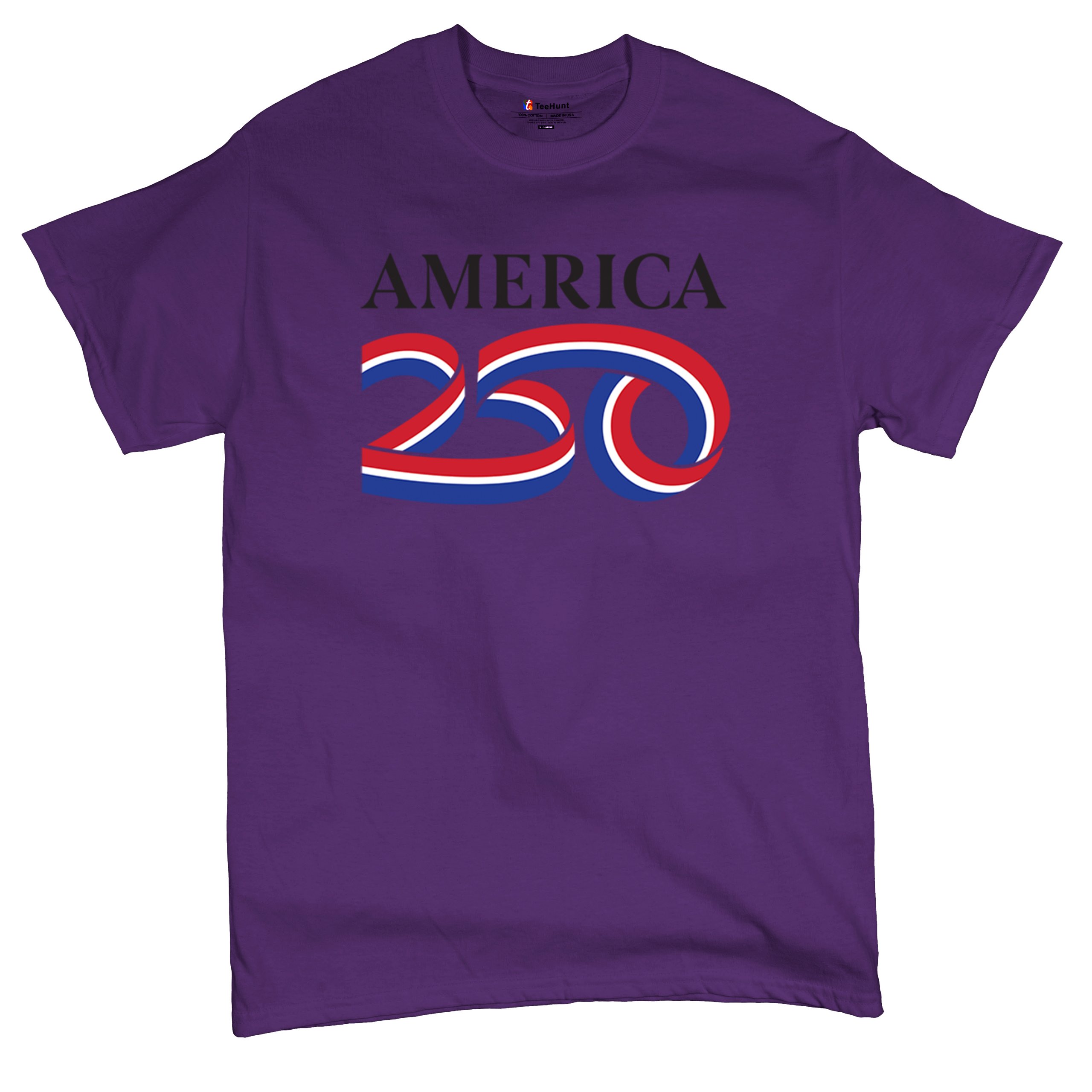 Official USA 250 T-shirt American Patriotic July 4 Independence Men's Tee - Picture 41 of 113