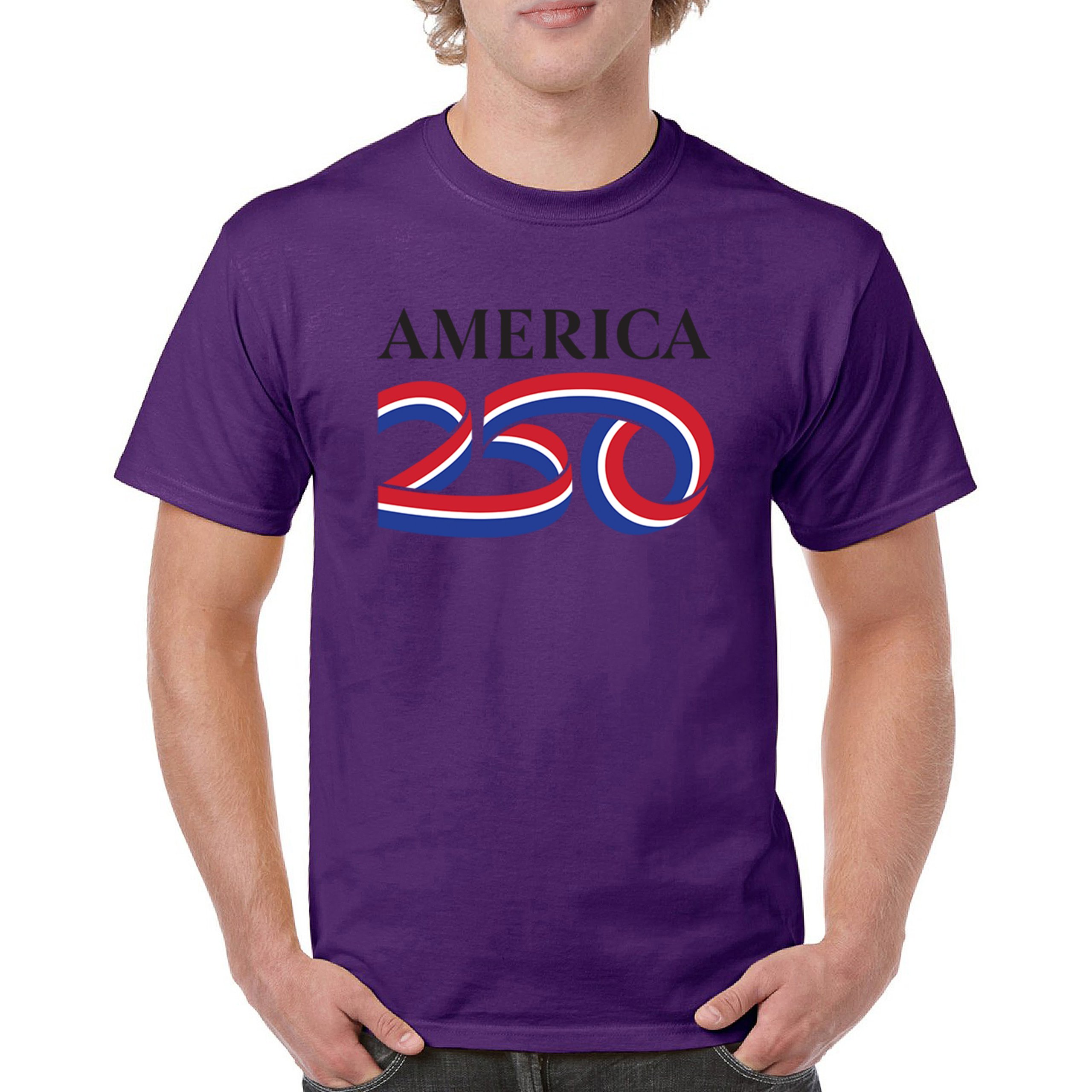 Official USA 250 T-shirt American Patriotic July 4 Independence Men's Tee - Picture 37 of 113