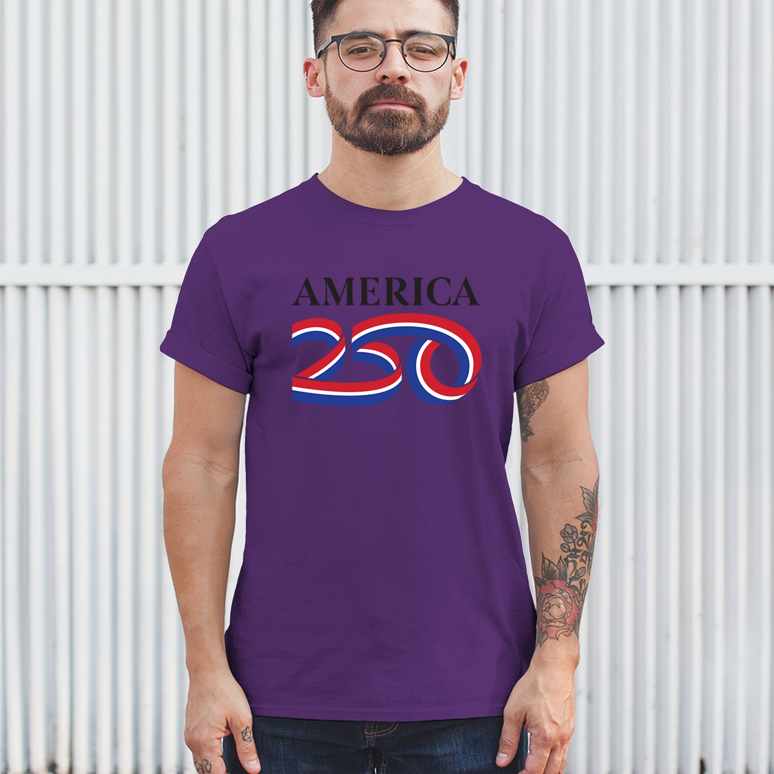 Official USA 250 T-shirt American Patriotic July 4 Independence Men's Tee - Picture 40 of 113