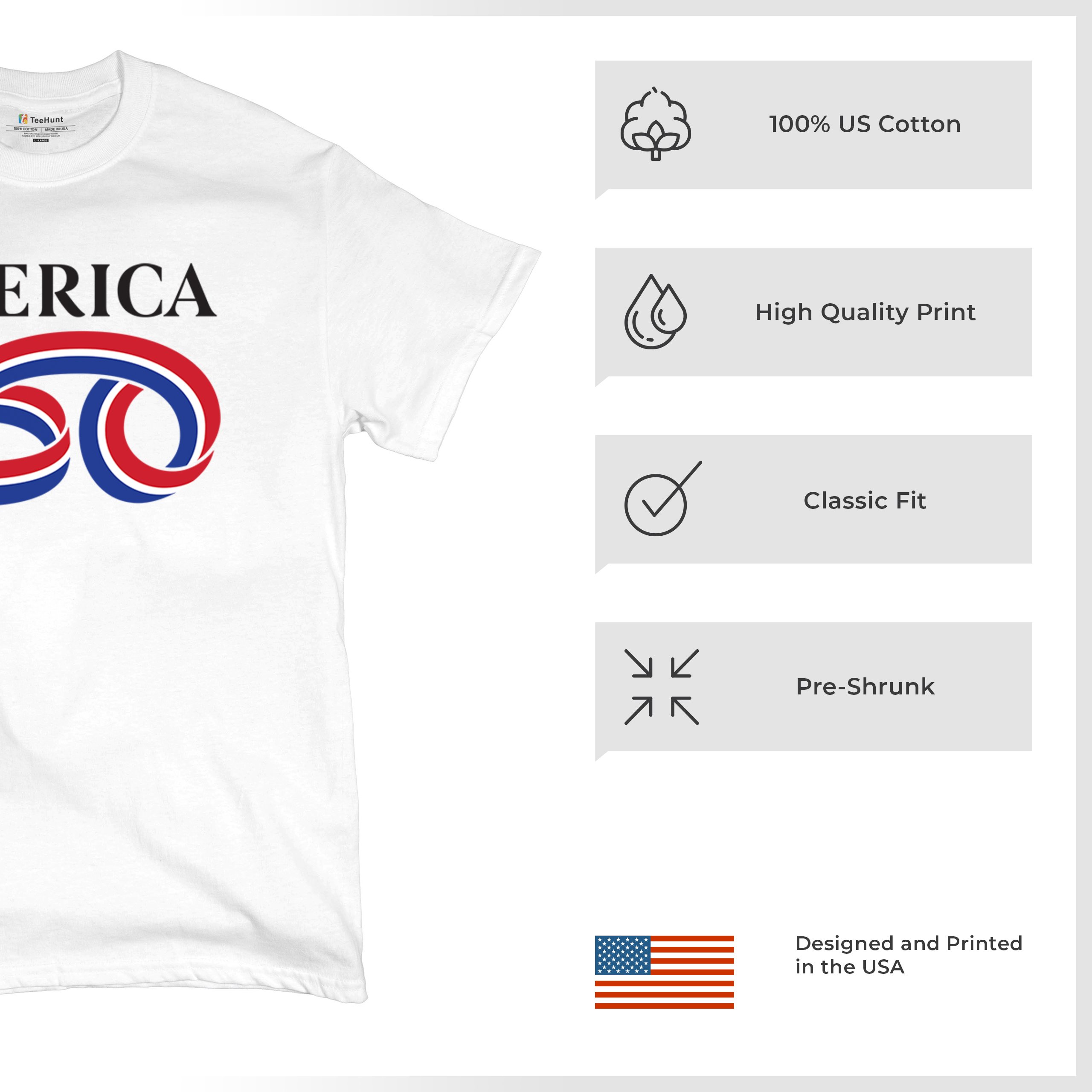 Official USA 250 T-shirt American Patriotic July 4 Independence Men's Tee - Picture 56 of 113