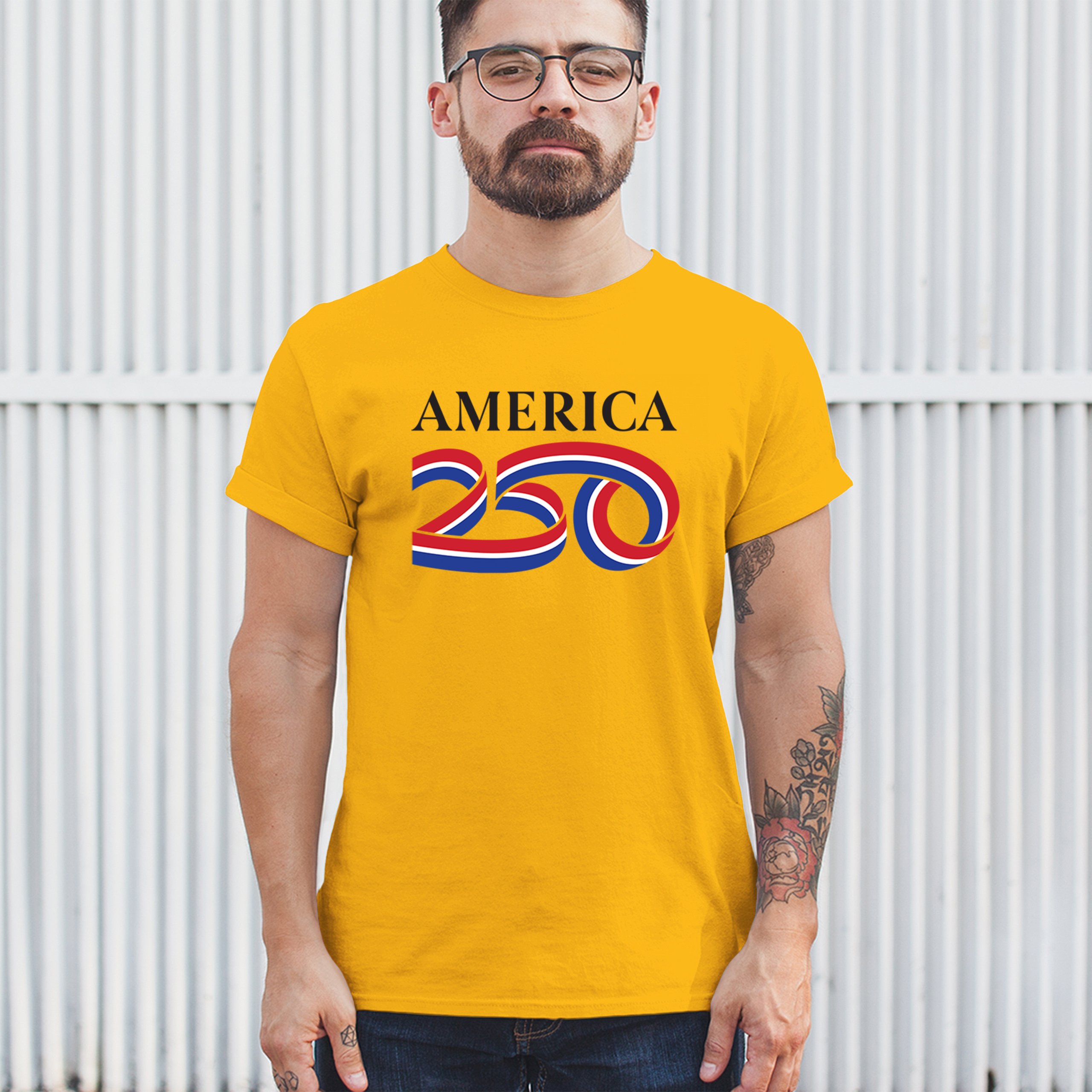 Official USA 250 T-shirt American Patriotic July 4 Independence Men's Tee - Picture 110 of 113