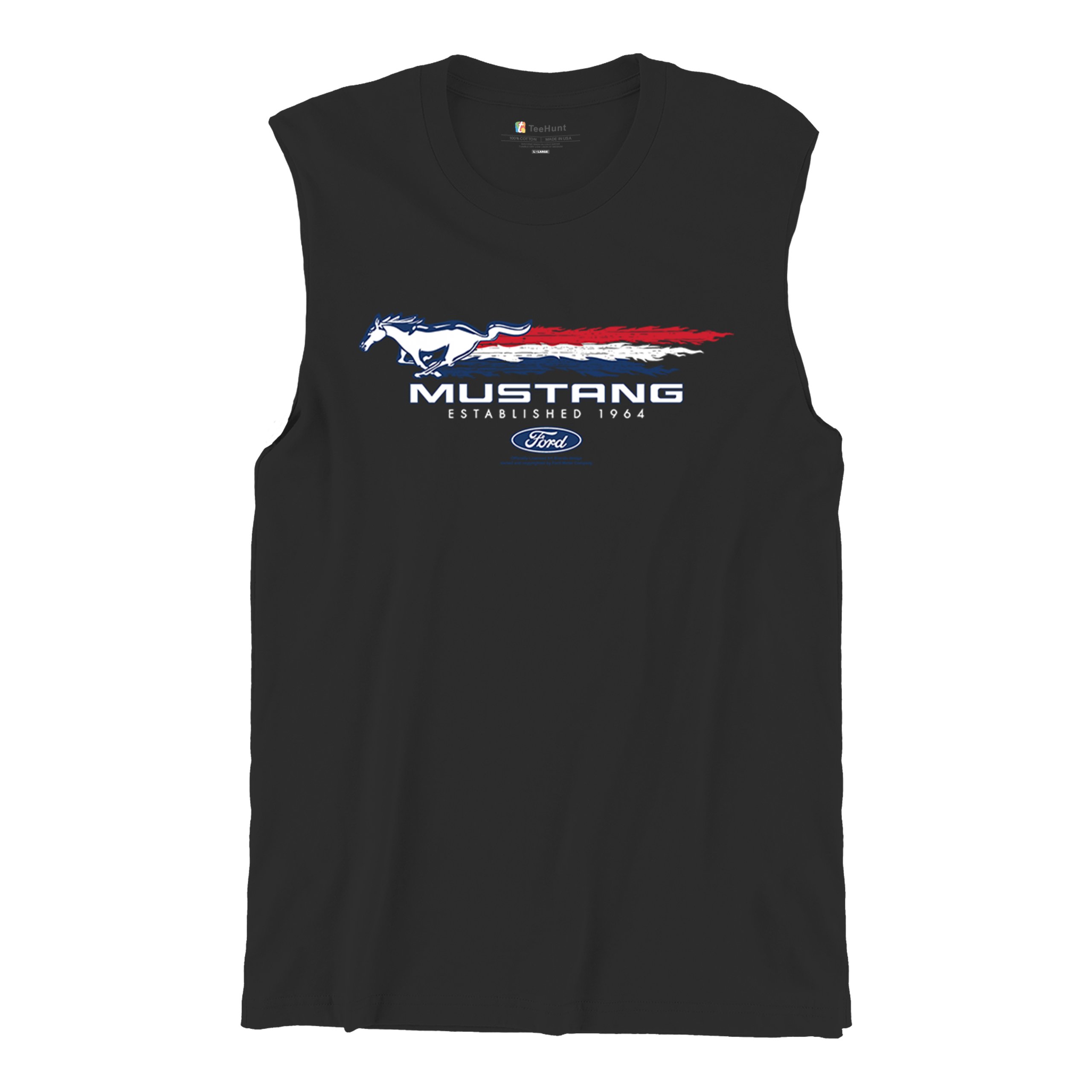 Ford Mustang Established 1964 Muscle Shirt Shelby Mach 1 Boss GT Muscle Men's - Picture 6 of 29
