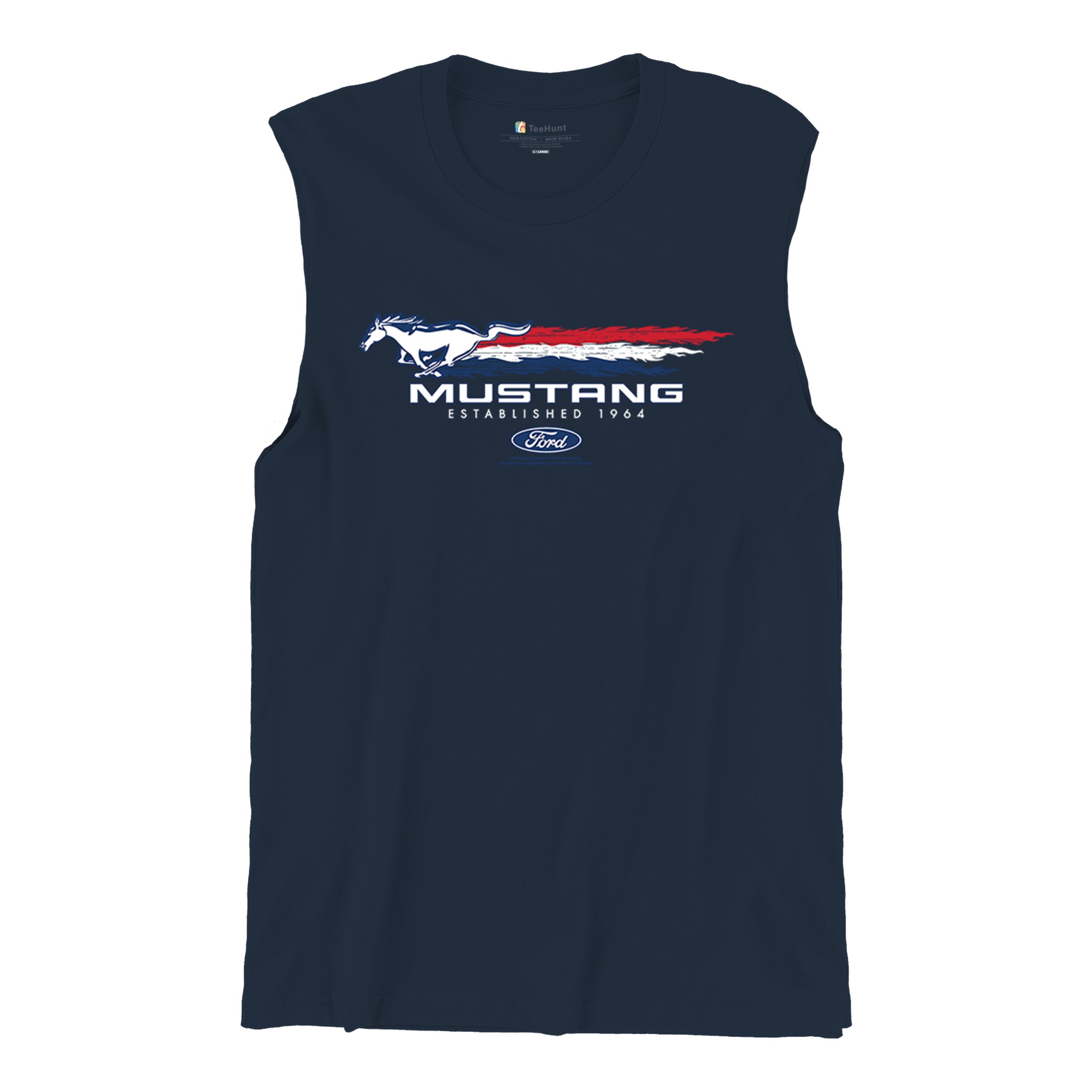 Ford Mustang Established 1964 Muscle Shirt Shelby Mach 1 Boss GT Muscle Men's - Picture 20 of 29