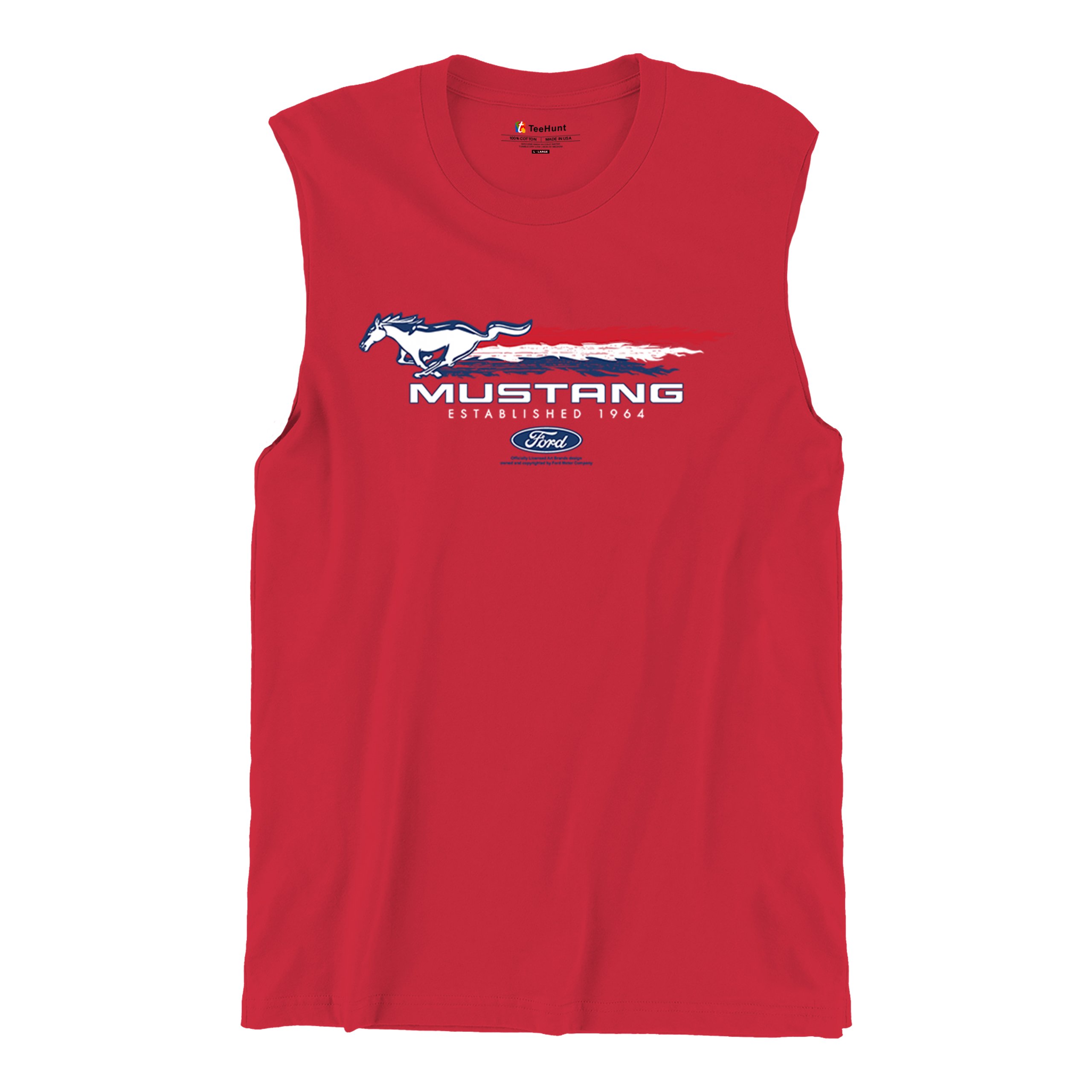 Ford Mustang Established 1964 Muscle Shirt Shelby Mach 1 Boss GT Muscle Men's - Picture 13 of 29