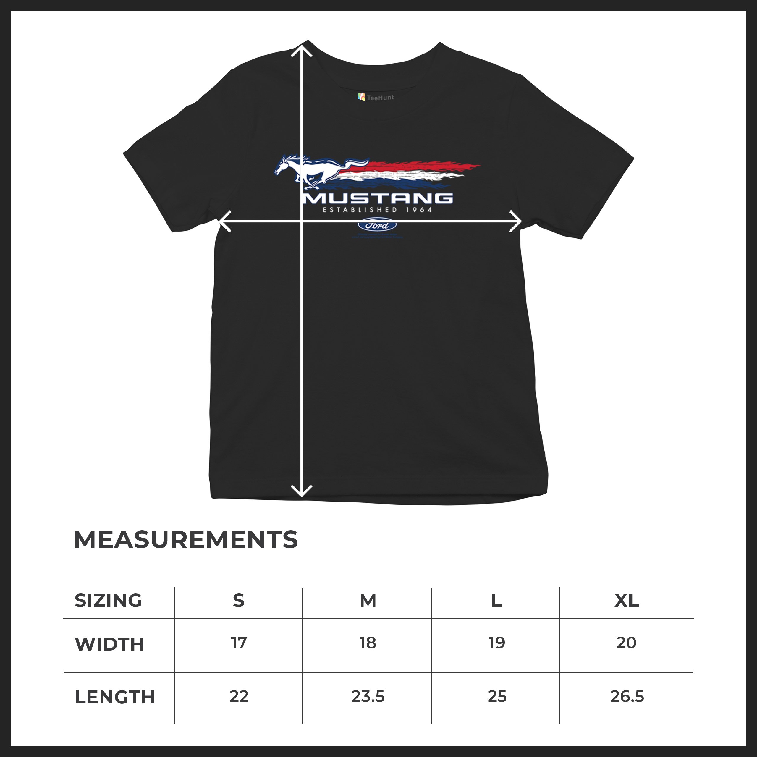Ford Mustang Established 1964 Youth T-shirt Shelby Mach 1 Boss GT Muscle Kids - Picture 8 of 36