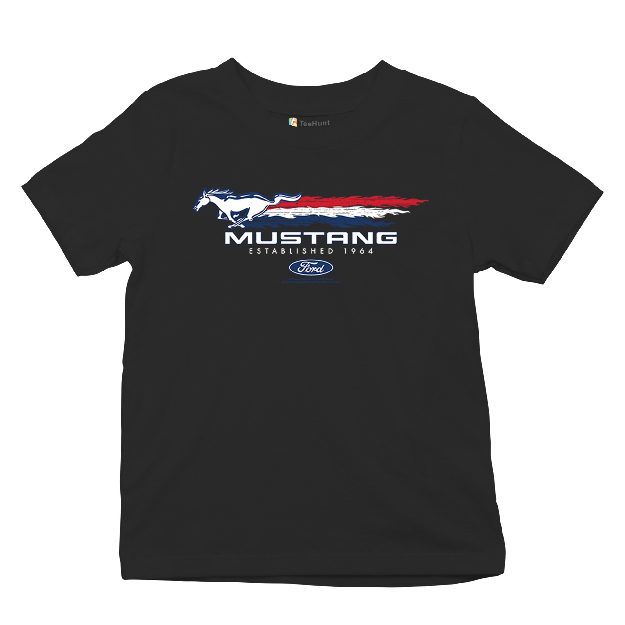 Ford Mustang Established 1964 Youth T-shirt Shelby Mach 1 Boss GT Muscle Kids - Picture 6 of 36