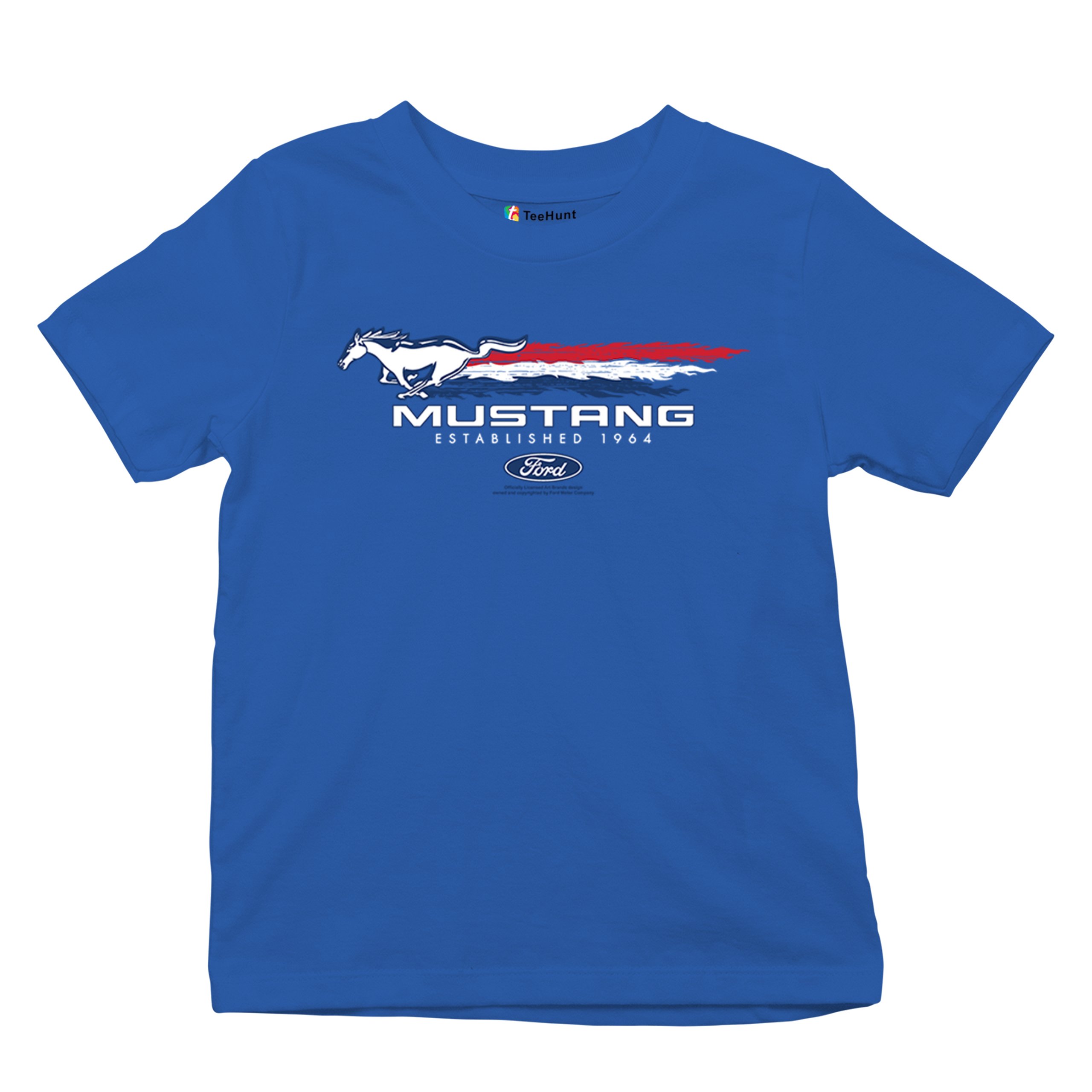 Ford Mustang Established 1964 Youth T-shirt Shelby Mach 1 Boss GT Muscle Kids - Picture 27 of 36