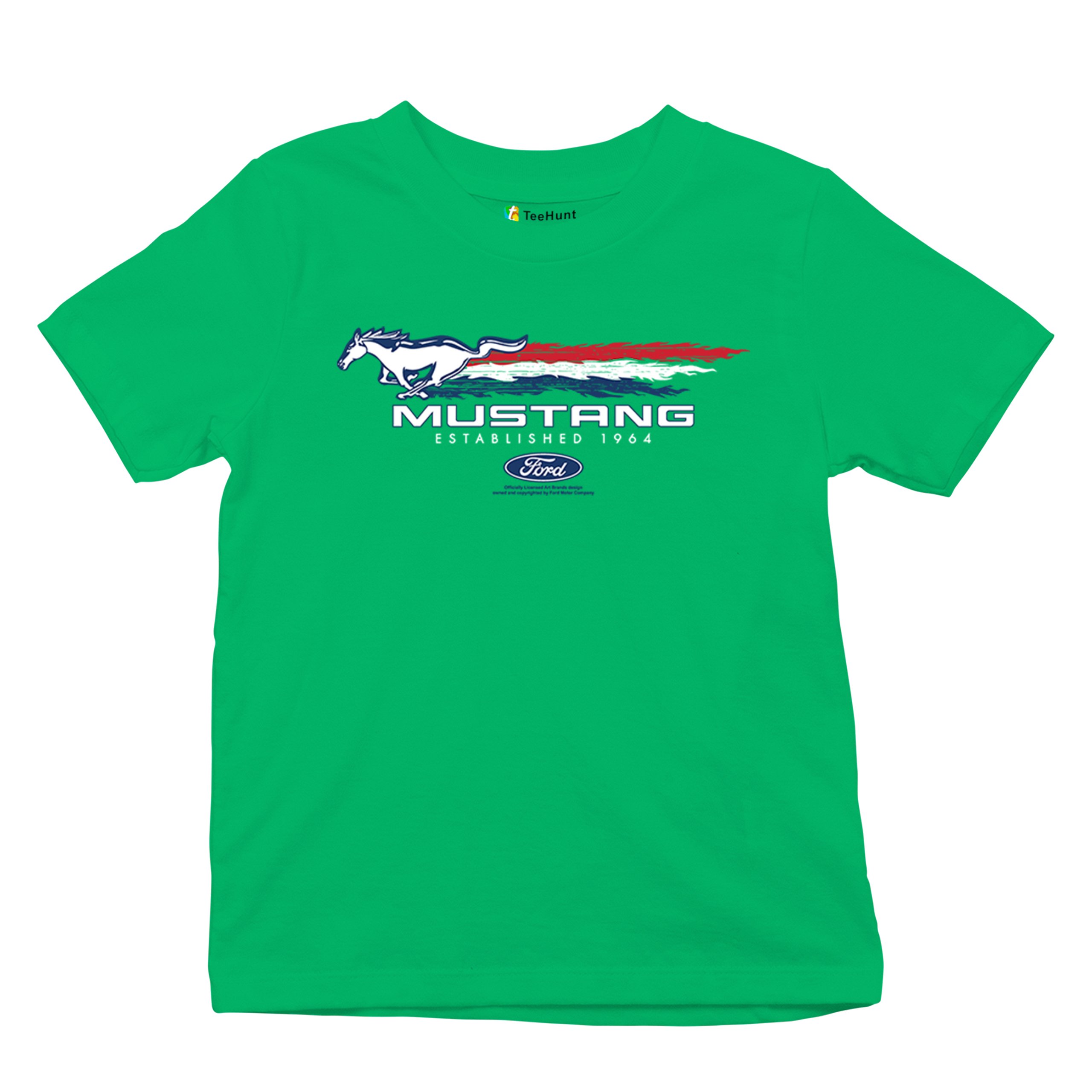 Ford Mustang Established 1964 Youth T-shirt Shelby Mach 1 Boss GT Muscle Kids - Picture 20 of 36