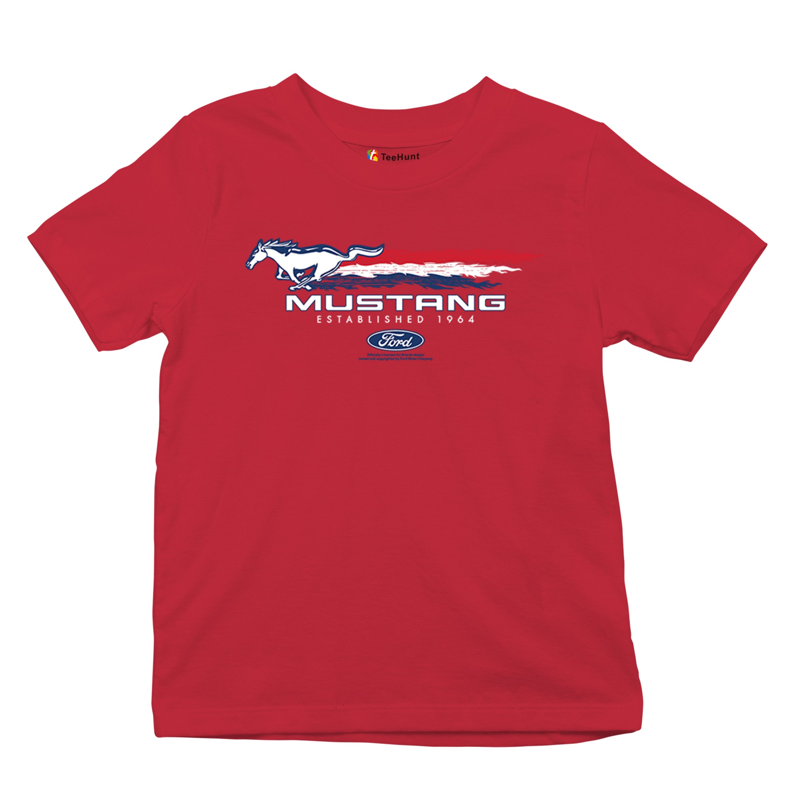 Ford Mustang Established 1964 Youth T-shirt Shelby Mach 1 Boss GT Muscle Kids - Picture 13 of 36