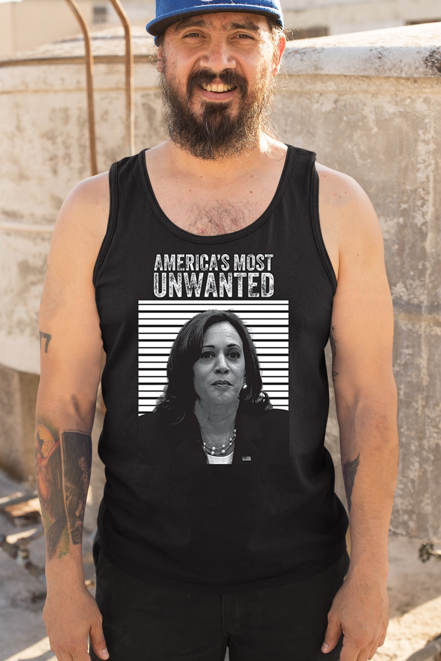ALTRA Canotta uomo America's Most Unwanted Anti Kamala Harris Trump MAGA 2024