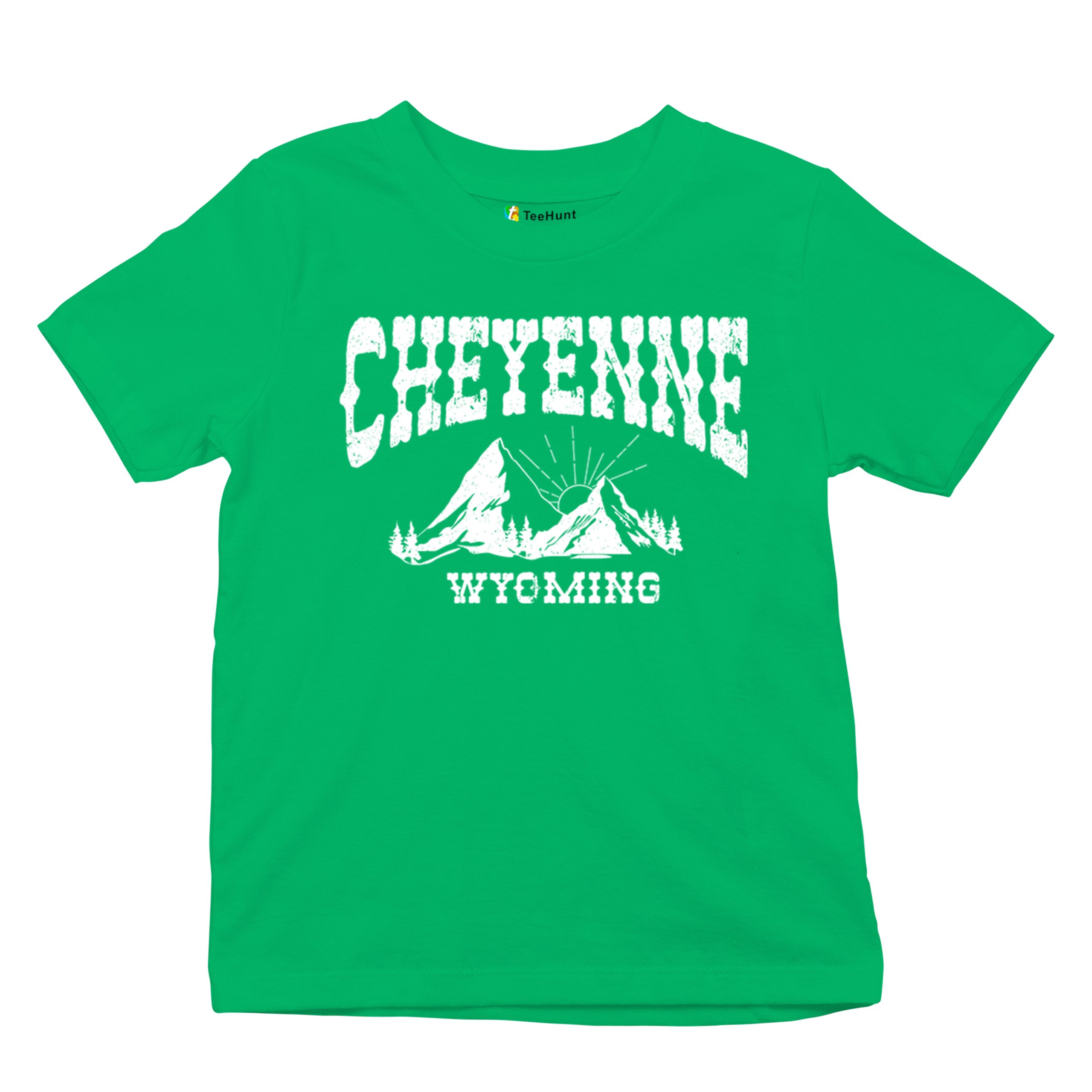 Cheyenne Arch Wyoming Youth T-shirt Vintage Wild West Cowboy Country Kids - Picture 20 of 36