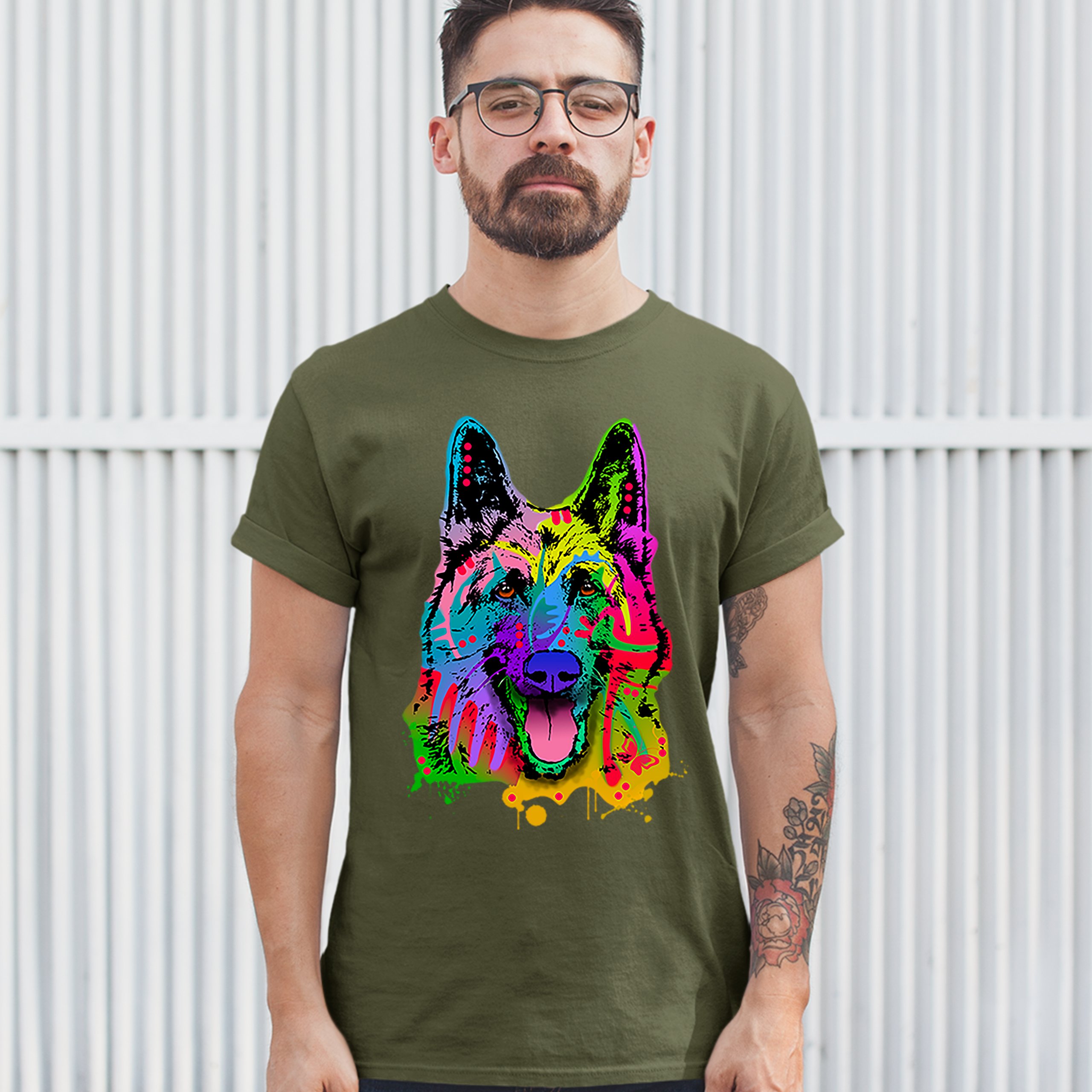 german shepherd dog t shirt