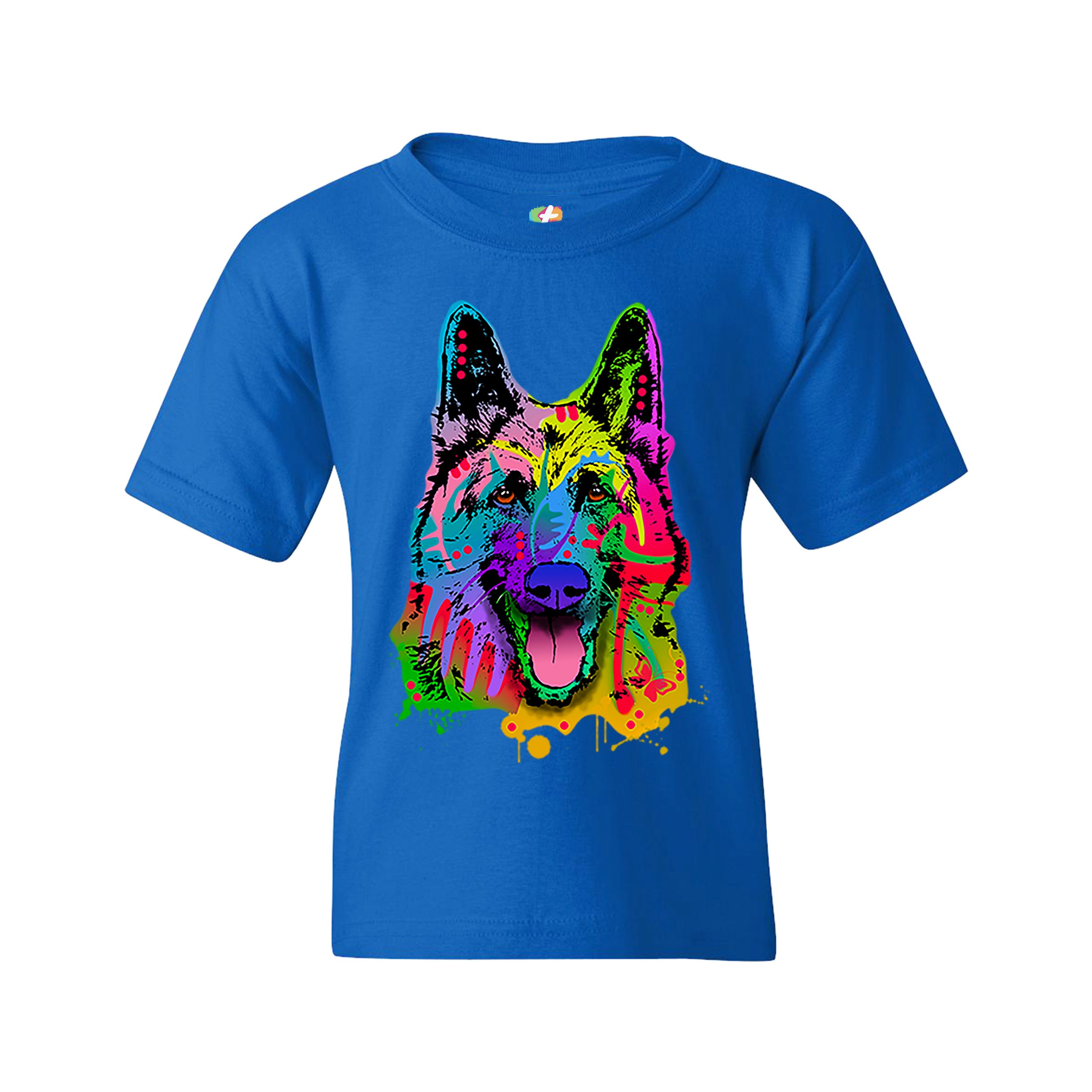 Happy German Shepherd Youth T-shirt Andy Maxx I Love My Dog Best Friend Kids - Picture 23 of 29