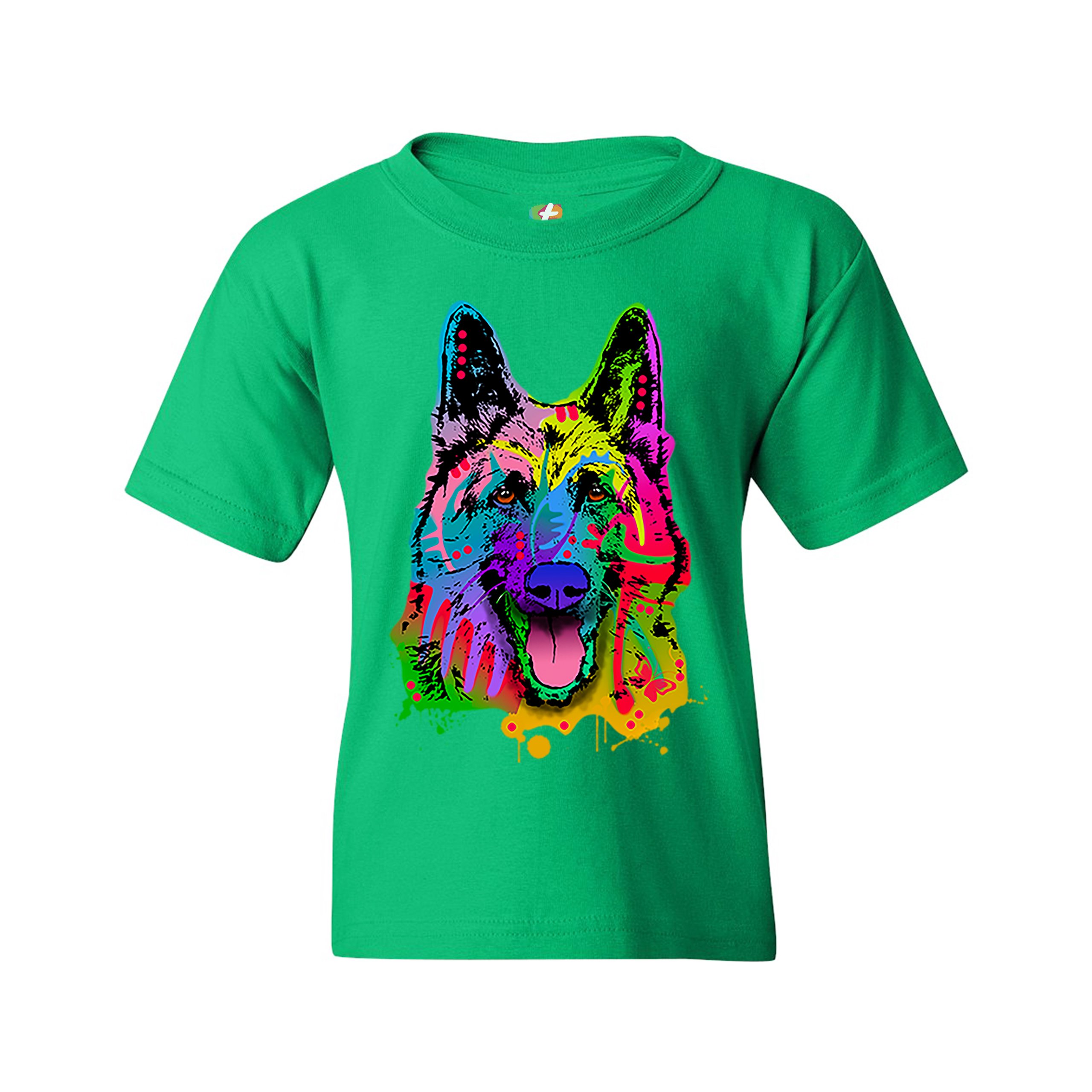 Happy German Shepherd Youth T-shirt Andy Maxx I Love My Dog Best Friend Kids - Picture 19 of 29