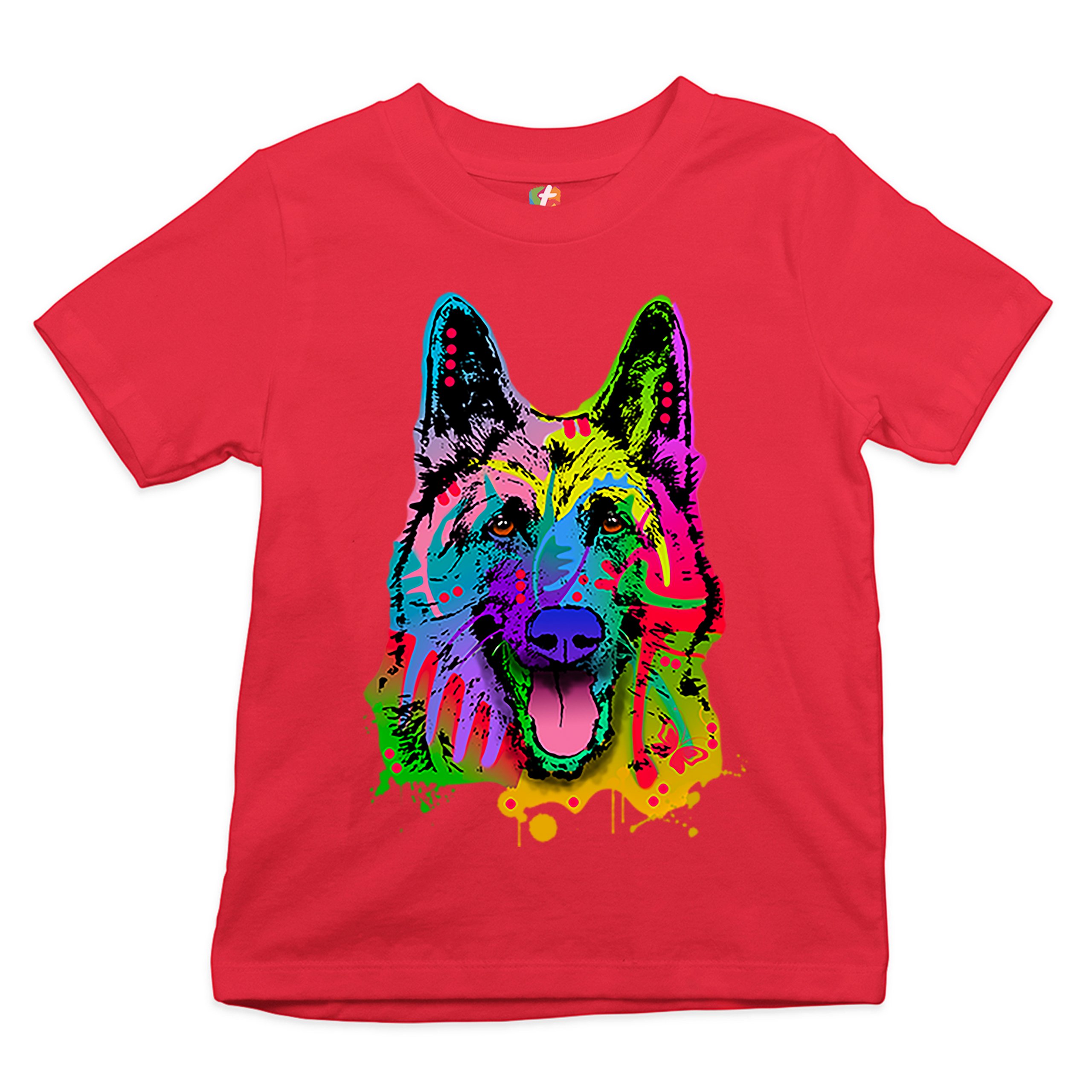 Happy German Shepherd Youth T-shirt Andy Maxx I Love My Dog Best Friend Kids - Picture 10 of 29