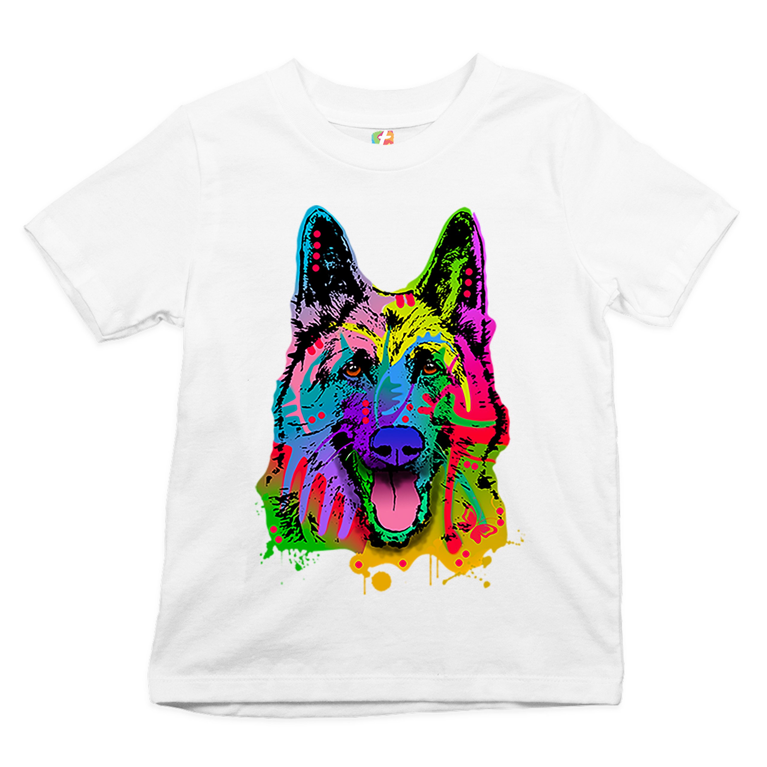 Happy German Shepherd Youth T-shirt Andy Maxx I Love My Dog Best Friend Kids - Picture 14 of 29
