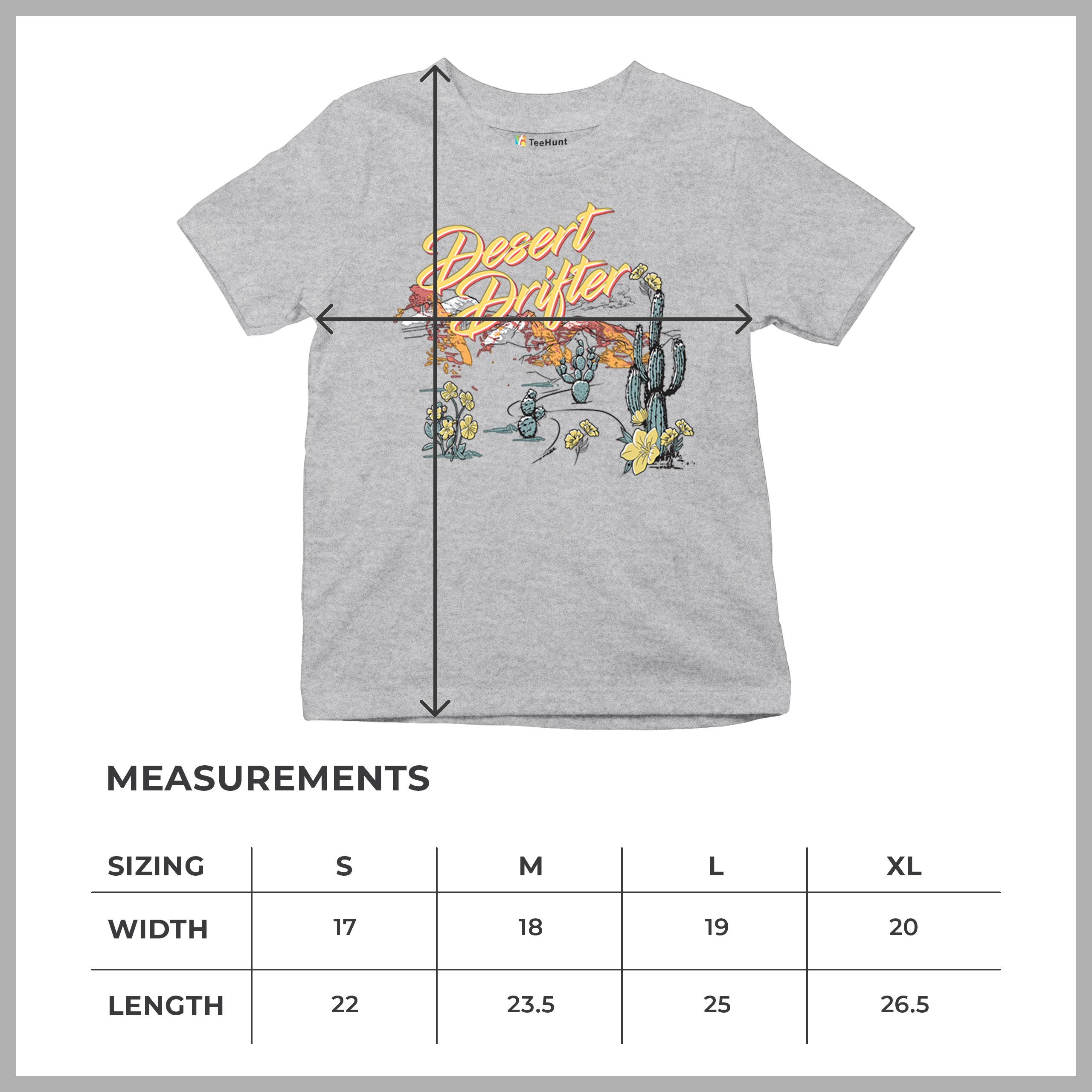 Desert Drifter Youth T-shirt Vintage Boho Desert Vibe Southwest Cactus Kids - Picture 22 of 50