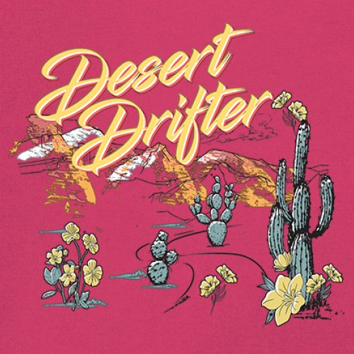 Desert Drifter Youth T-shirt Vintage Boho Desert Vibe Southwest Cactus Kids - Picture 46 of 50