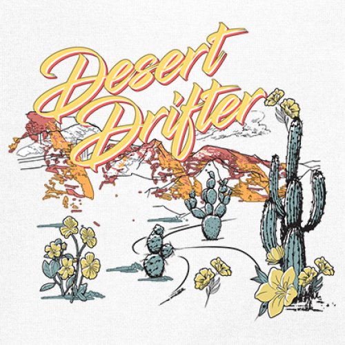 Desert Drifter Youth T-shirt Vintage Boho Desert Vibe Southwest Cactus Kids - Picture 4 of 50