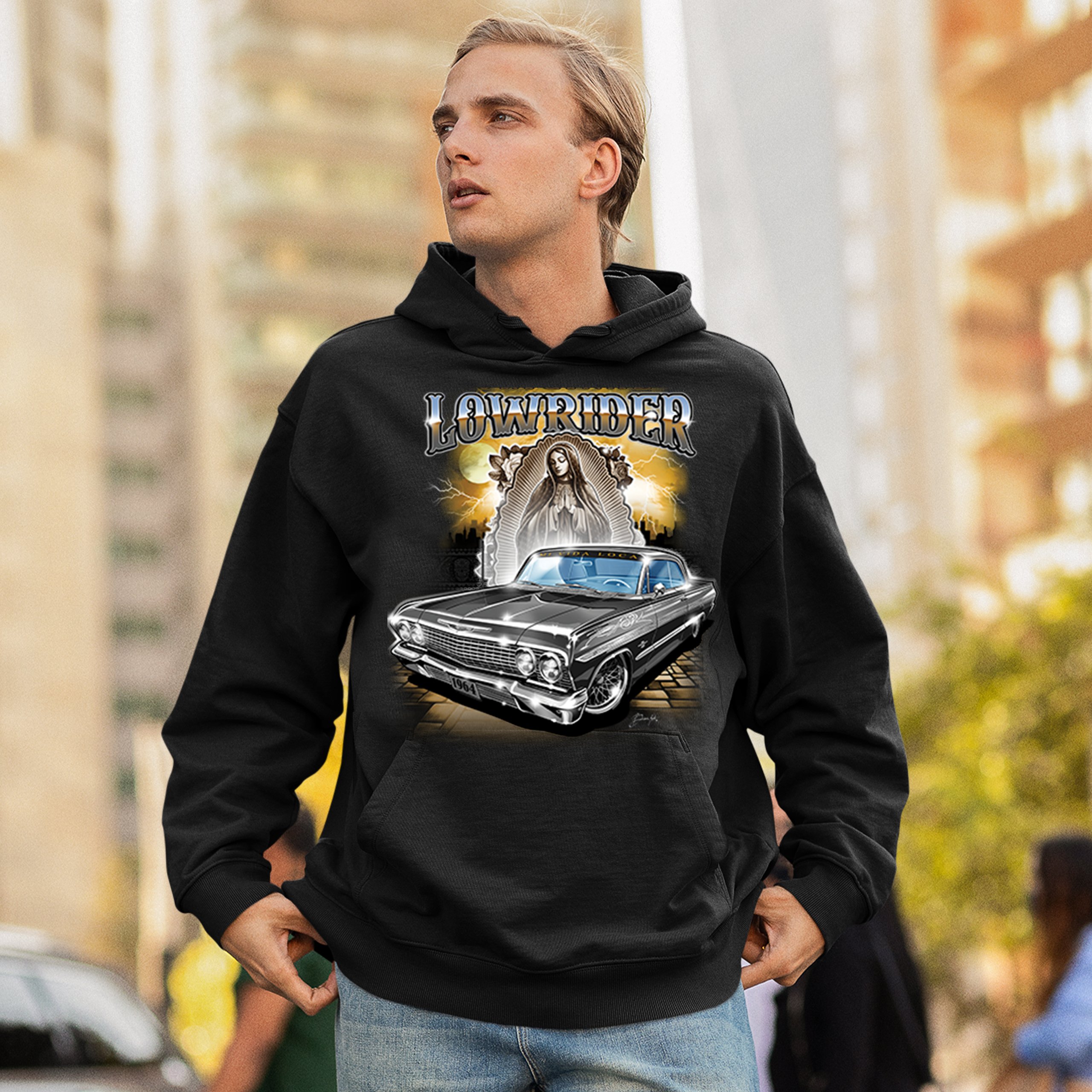 Original Lowrider Sweatshirt Mexican-American LA Classic Cali