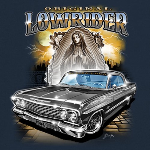 Original Lowrider Women's V-Neck T-shirt Mexican-American LA Cali Latino Tee