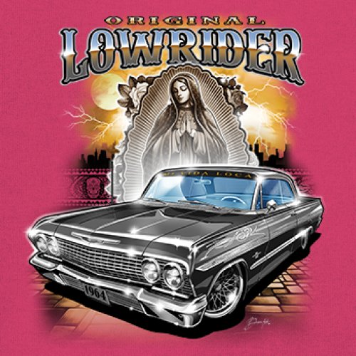 Original Lowrider Women's V-Neck T-shirt Mexican-American LA Cali Latino Tee