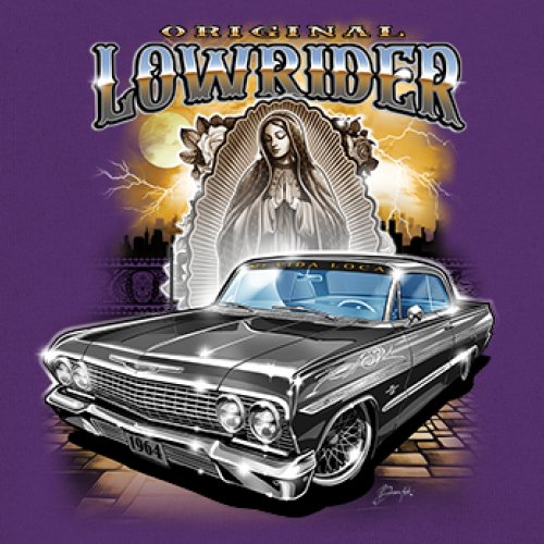 Original Lowrider Women's V-Neck T-shirt Mexican-American LA Cali Latino Tee