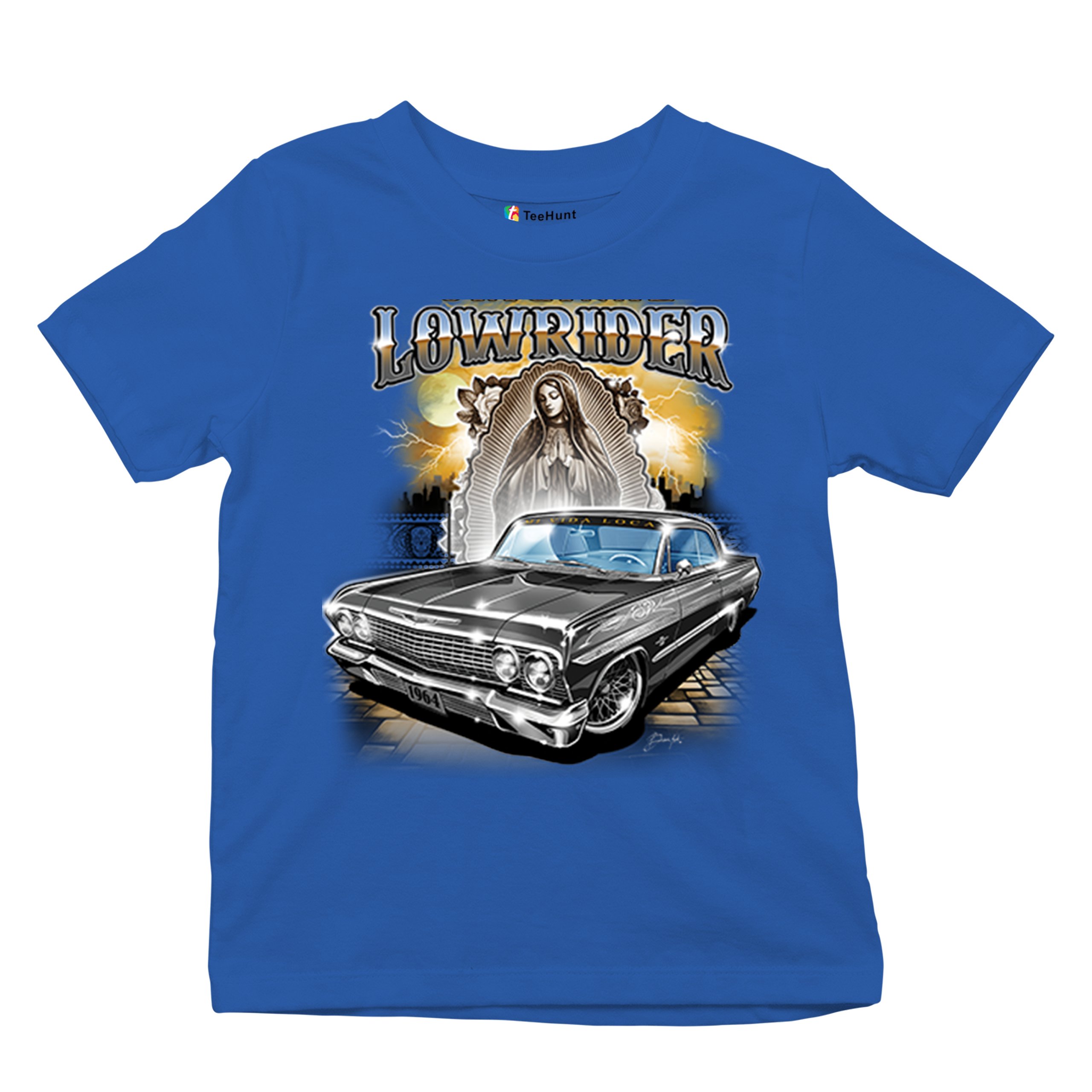 Original Lowrider Youth T-shirt Mexican-American LA Classic Cali Latino Kids - Picture 41 of 50