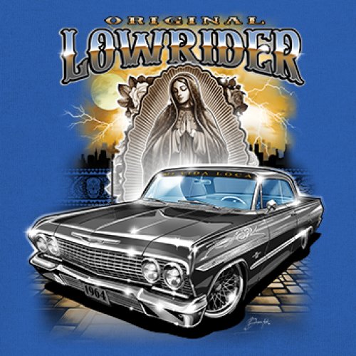 Original Lowrider Youth T-shirt Mexican-American LA Classic Cali Latino Kids - Picture 39 of 50