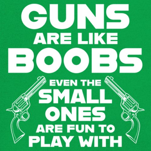 Guns Are Like Boobs Sweatshirt Funny 2nd Amendment 2A Dont Tread on Me Crewneck - Picture 25 of 36