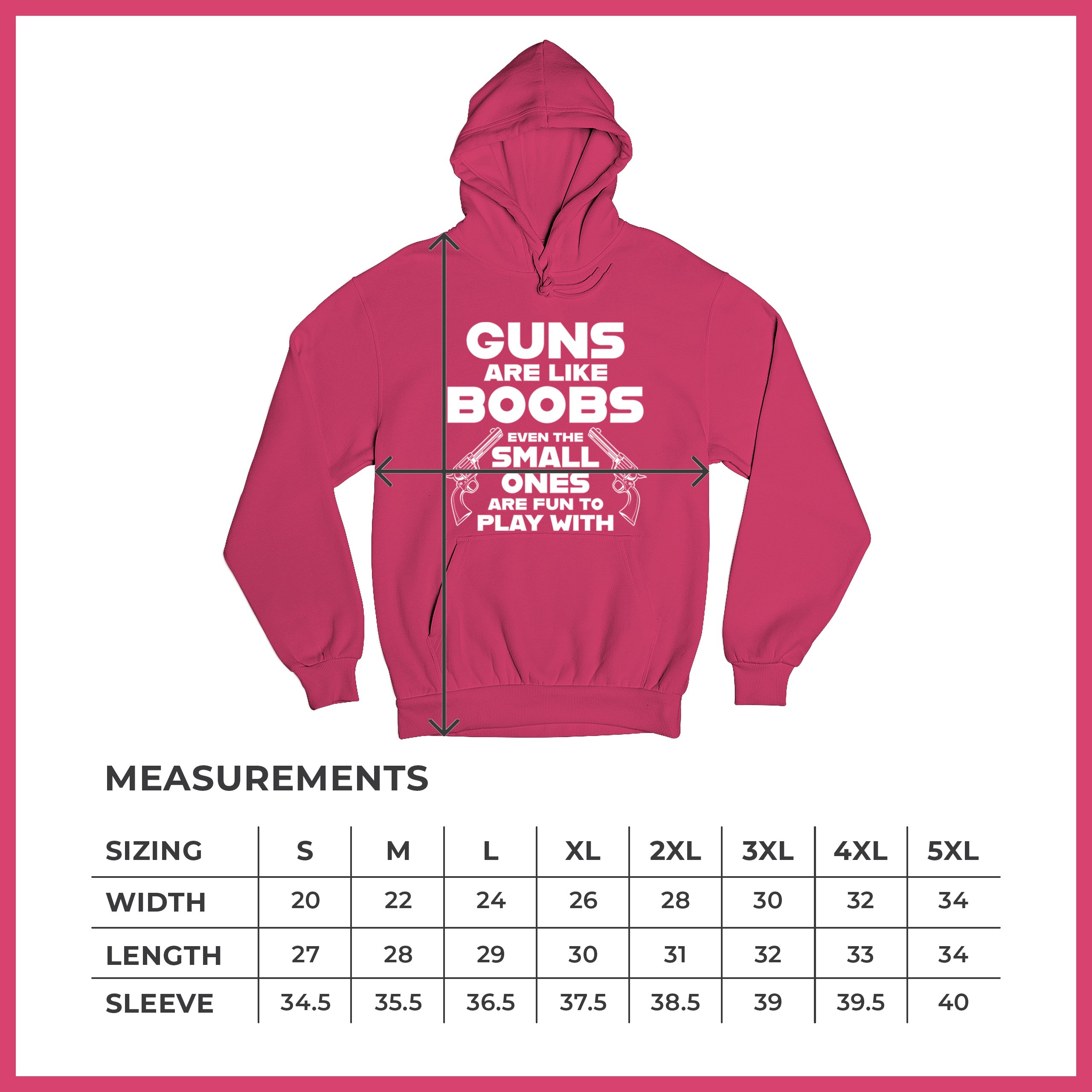Guns Are Like Boobs Sweatshirt Funny 2nd Amendment 2A Dont Tread on Me Hoodie - Picture 36 of 36