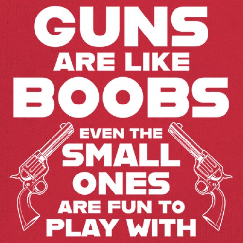 Guns Are Like Boobs Sweatshirt Funny 2nd Amendment 2A Dont Tread on Me Hoodie - Picture 18 of 36