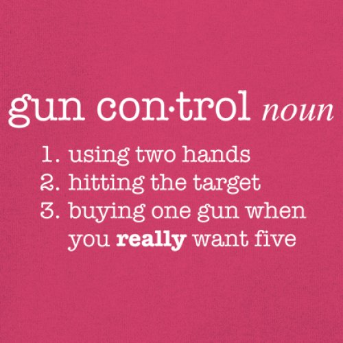 Gun Control Definition Women's V-Neck T-shirt 2nd Amendment 2A Guns Rights Tee - Picture 46 of 50