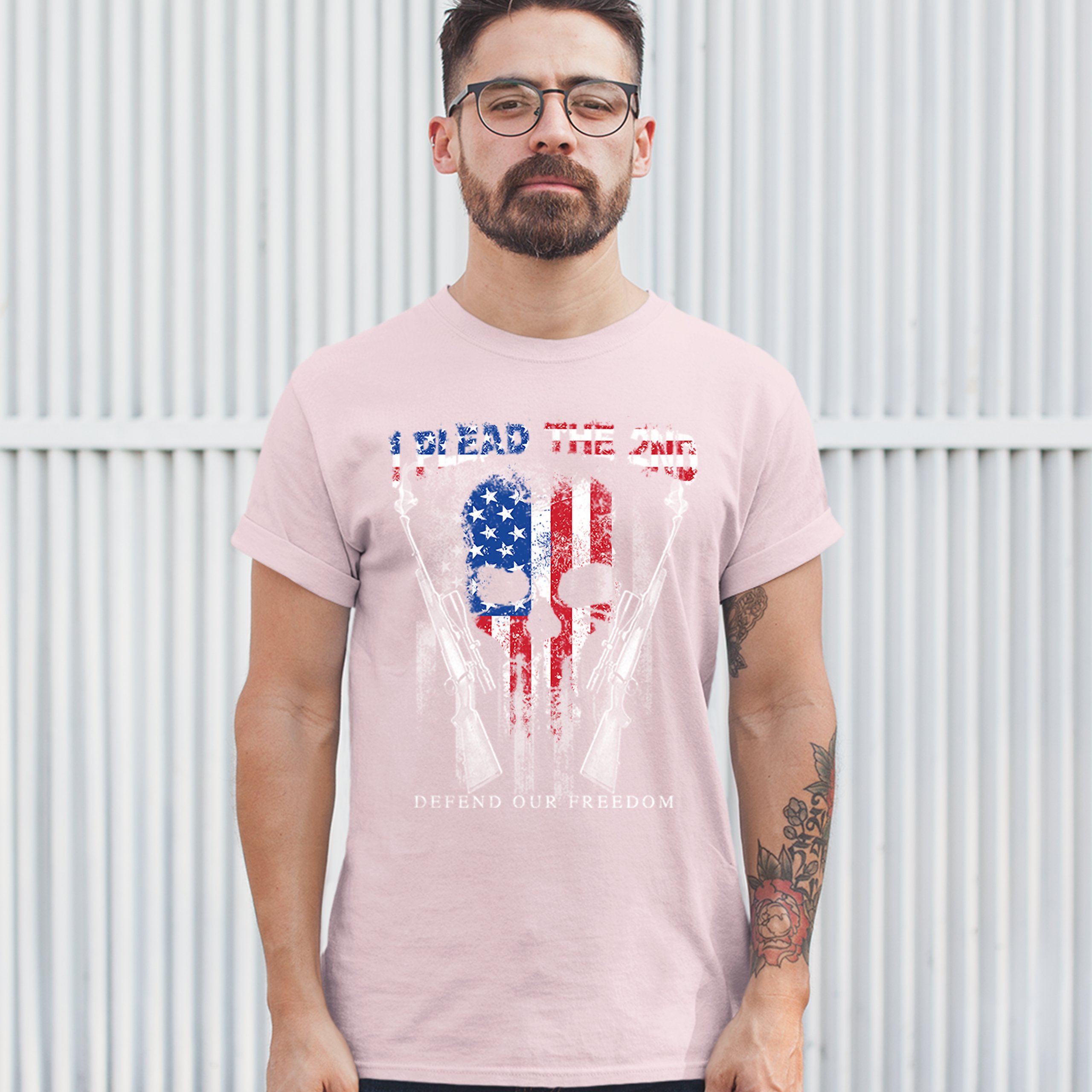 american flag skull shirt