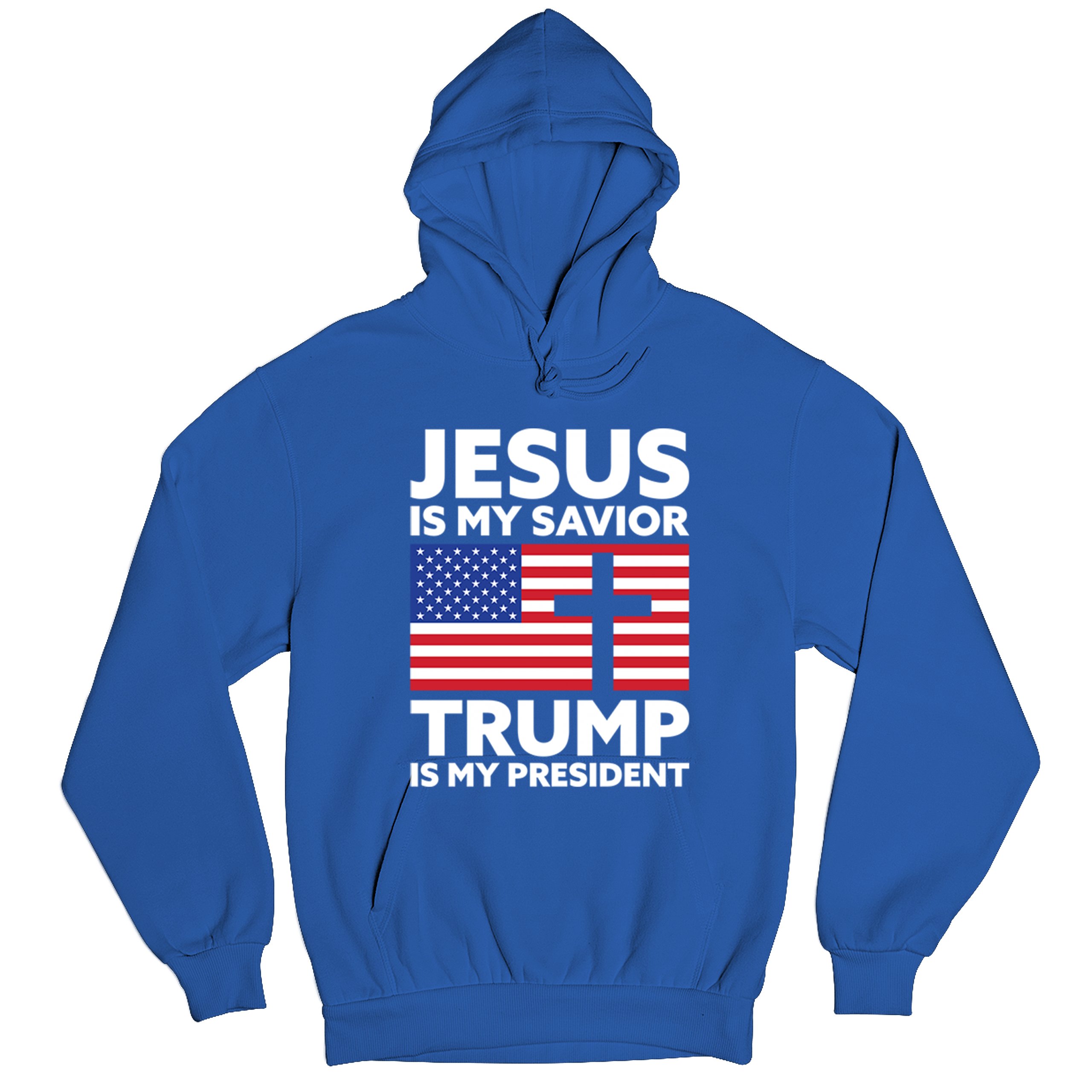 Jesus is My Savior Trump Is My President Sweatshirt 2024 Christian FJB Hoodie - Picture 34 of 36