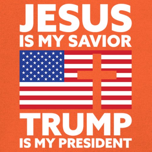 Jesus is My Savior Trump Is My President Sweatshirt 2024 Christian FJB Hoodie - Picture 11 of 36
