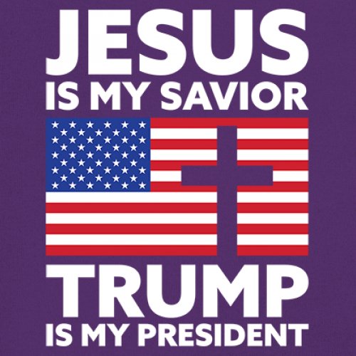 Jesus is My Savior Trump Is My President Sweatshirt 2024 Christian FJB Hoodie - Picture 18 of 36