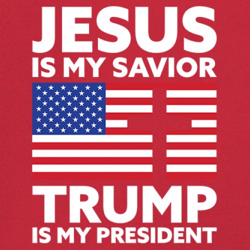 Jesus is My Savior Trump Is My President Sweatshirt 2024 Christian FJB Hoodie - Picture 25 of 36