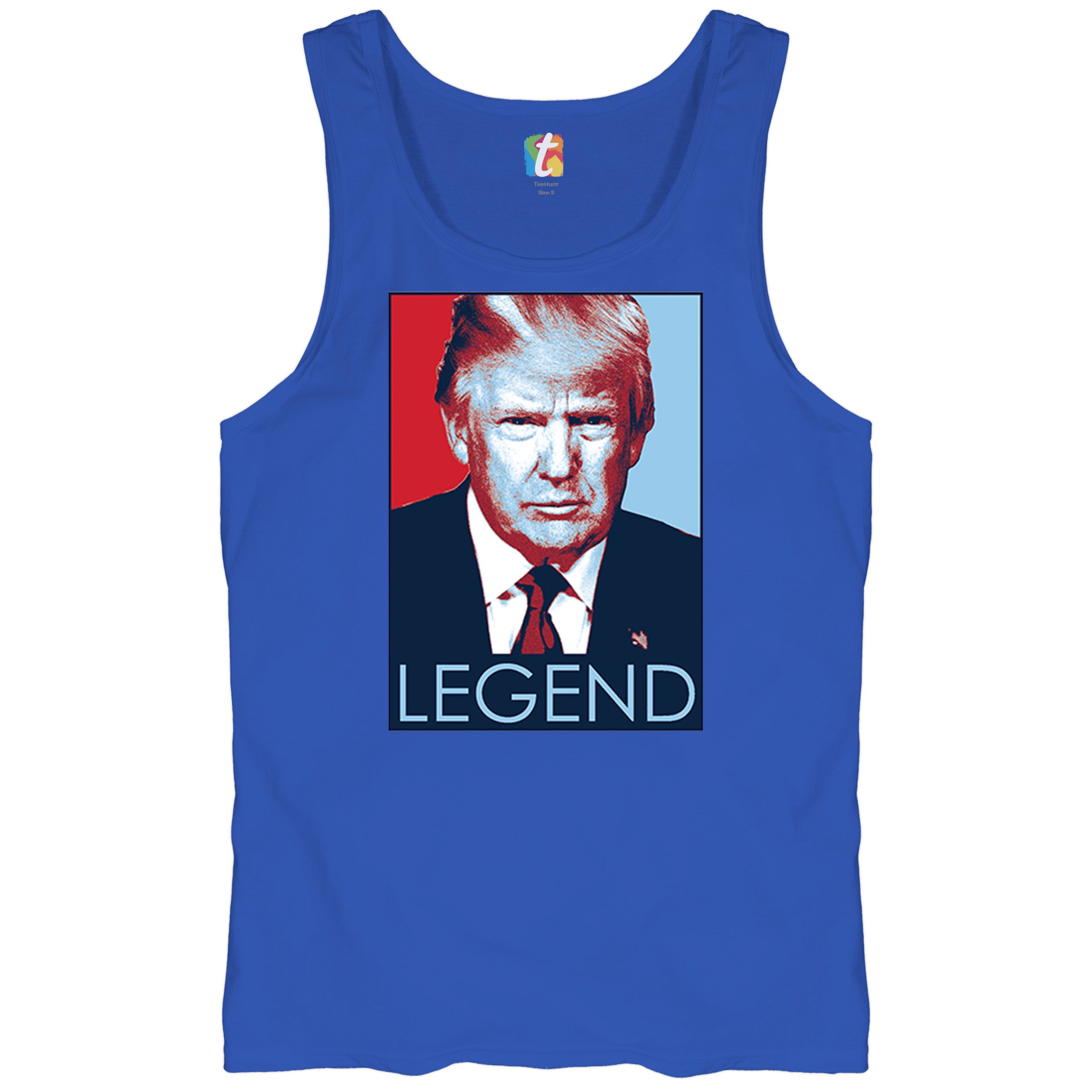 Donald Trump the Legend Tank Top President MAGA Make America First Men's Top - Picture 41 of 43