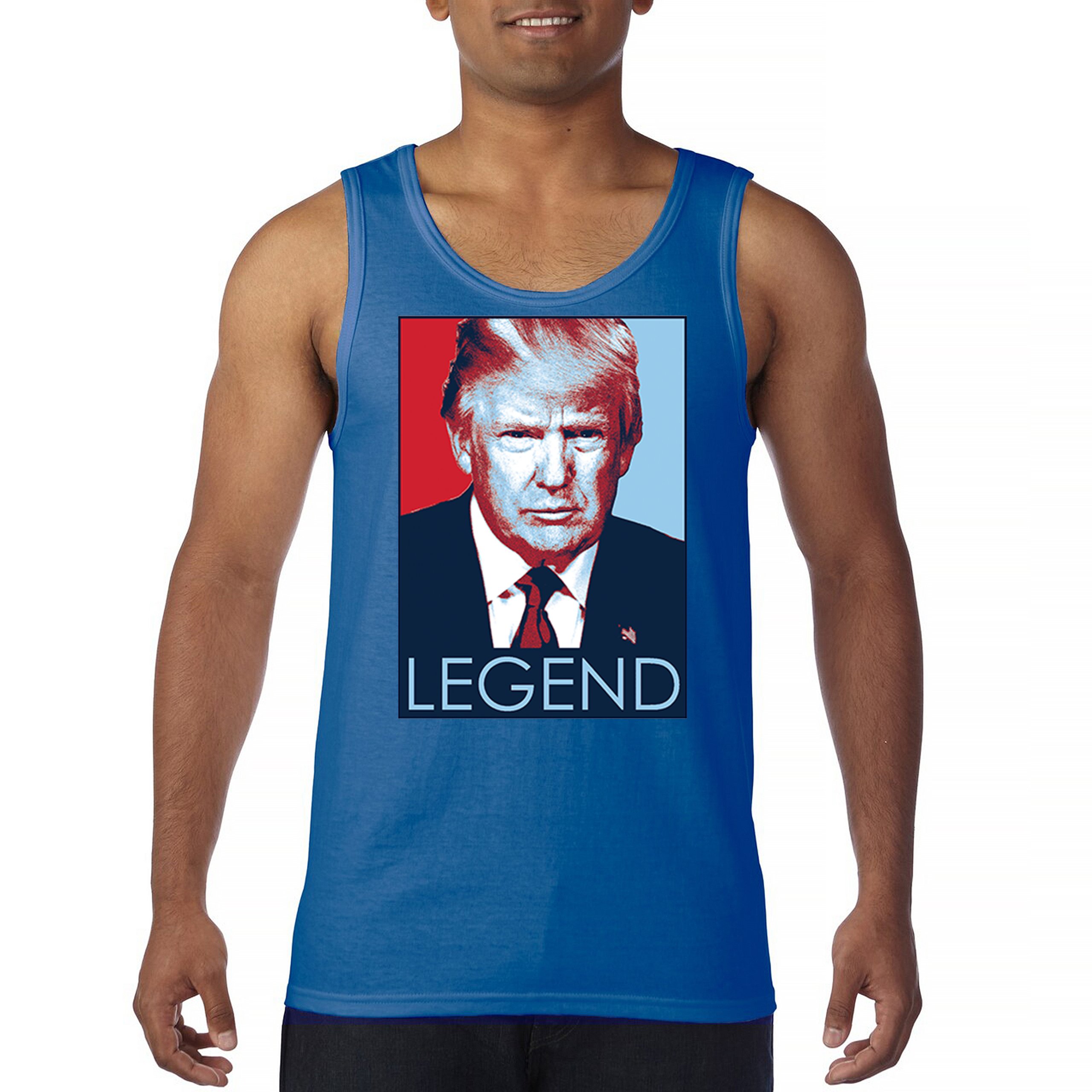 Donald Trump the Legend Tank Top President MAGA Make America First Men's Top - Picture 37 of 43