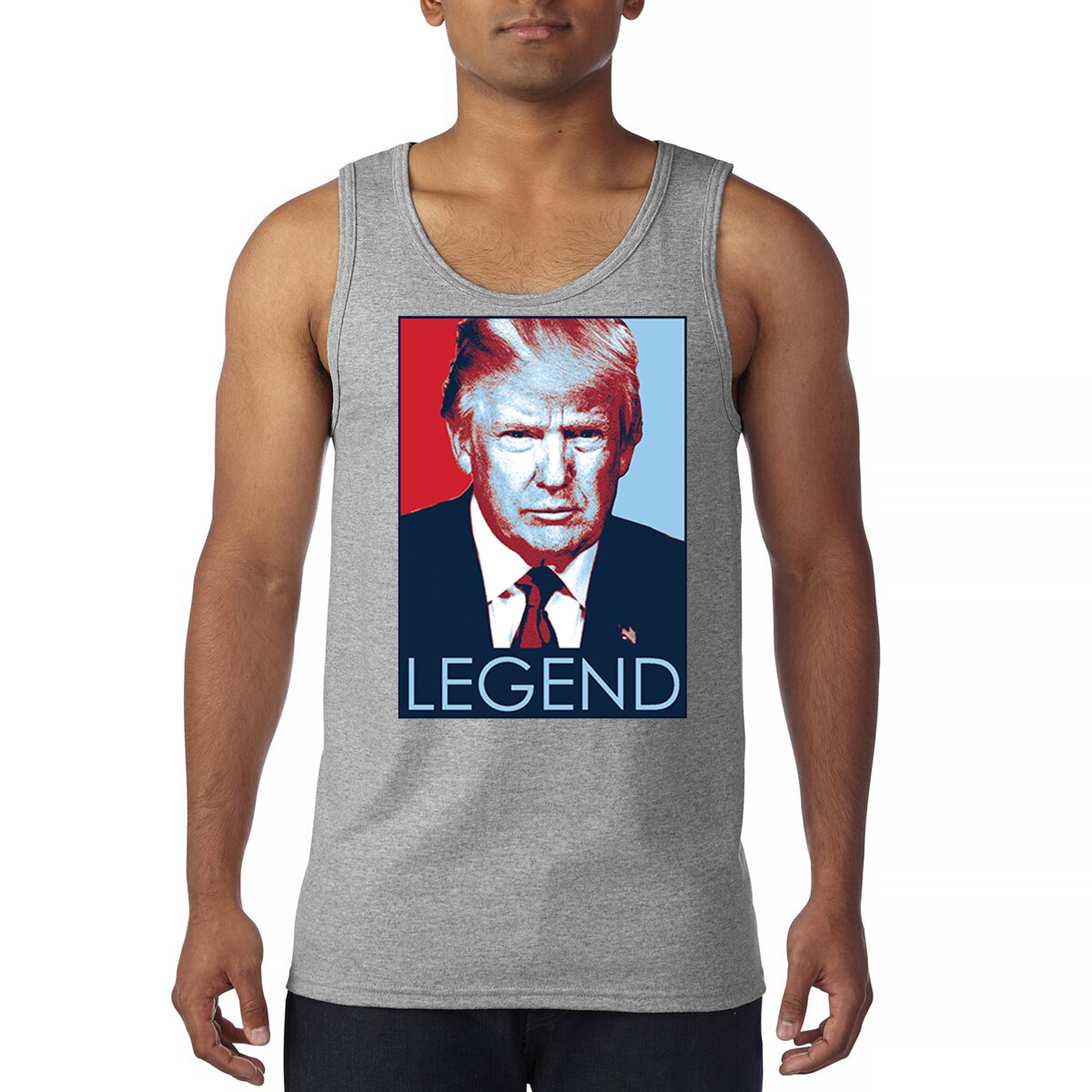 Donald Trump the Legend Tank Top President MAGA Make America First Men's Top - Picture 9 of 43