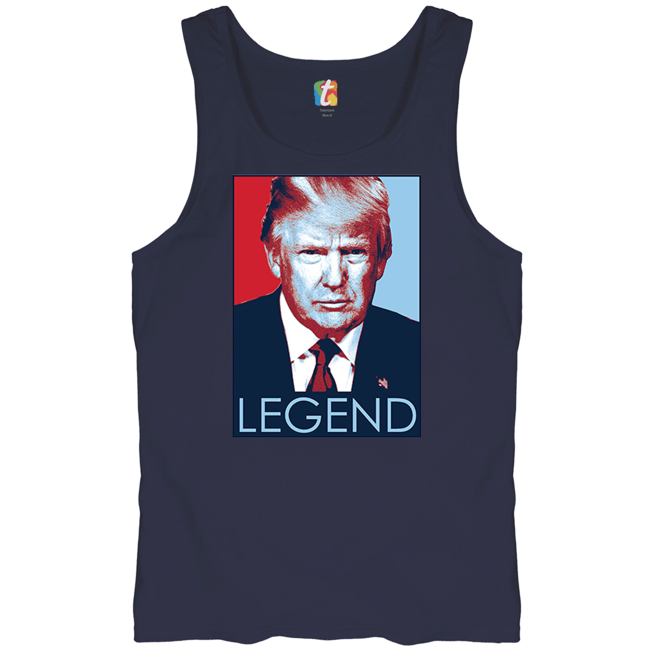 Donald Trump the Legend Tank Top President MAGA Make America First Men's Top - Picture 34 of 43
