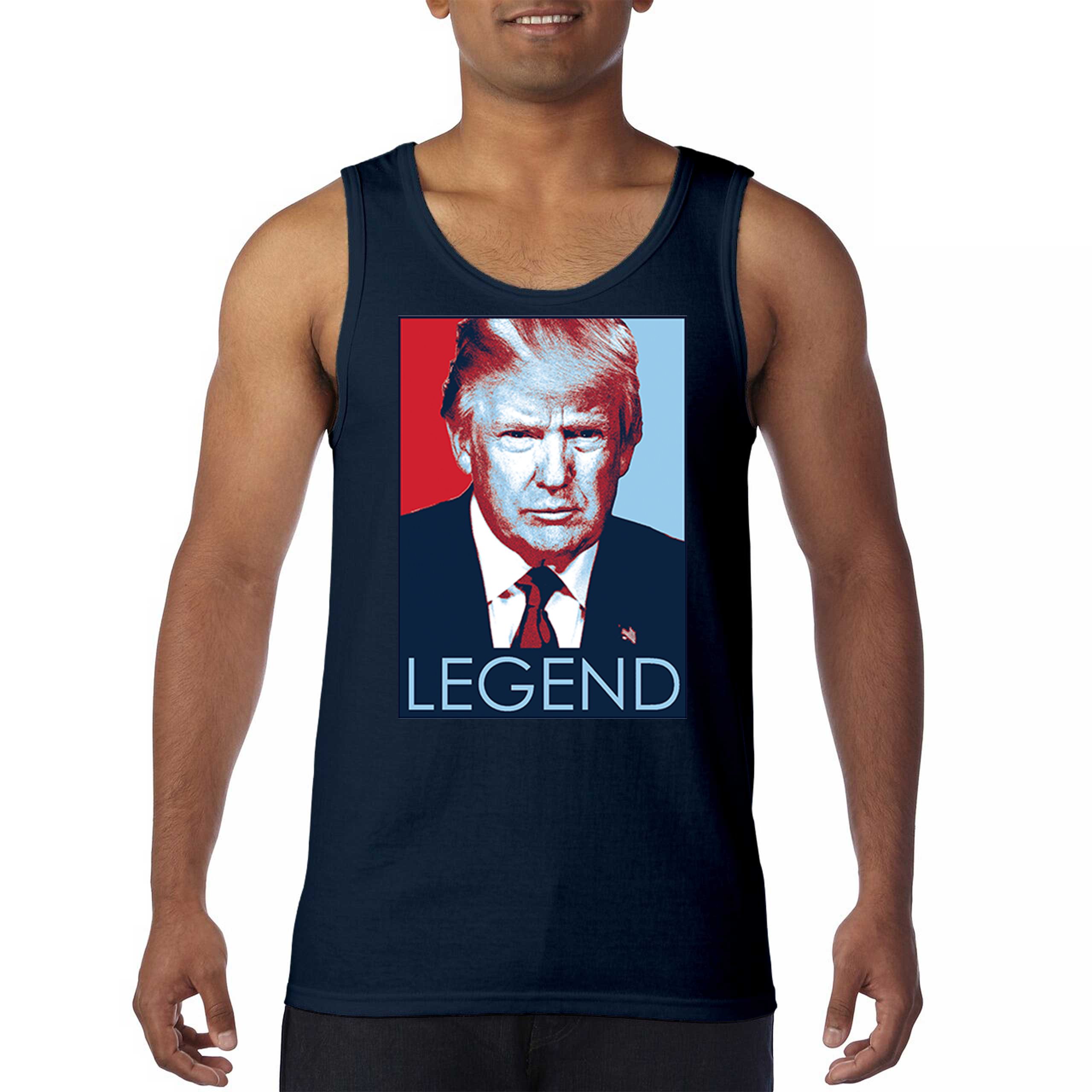 Donald Trump the Legend Tank Top President MAGA Make America First Men's Top - Picture 30 of 43