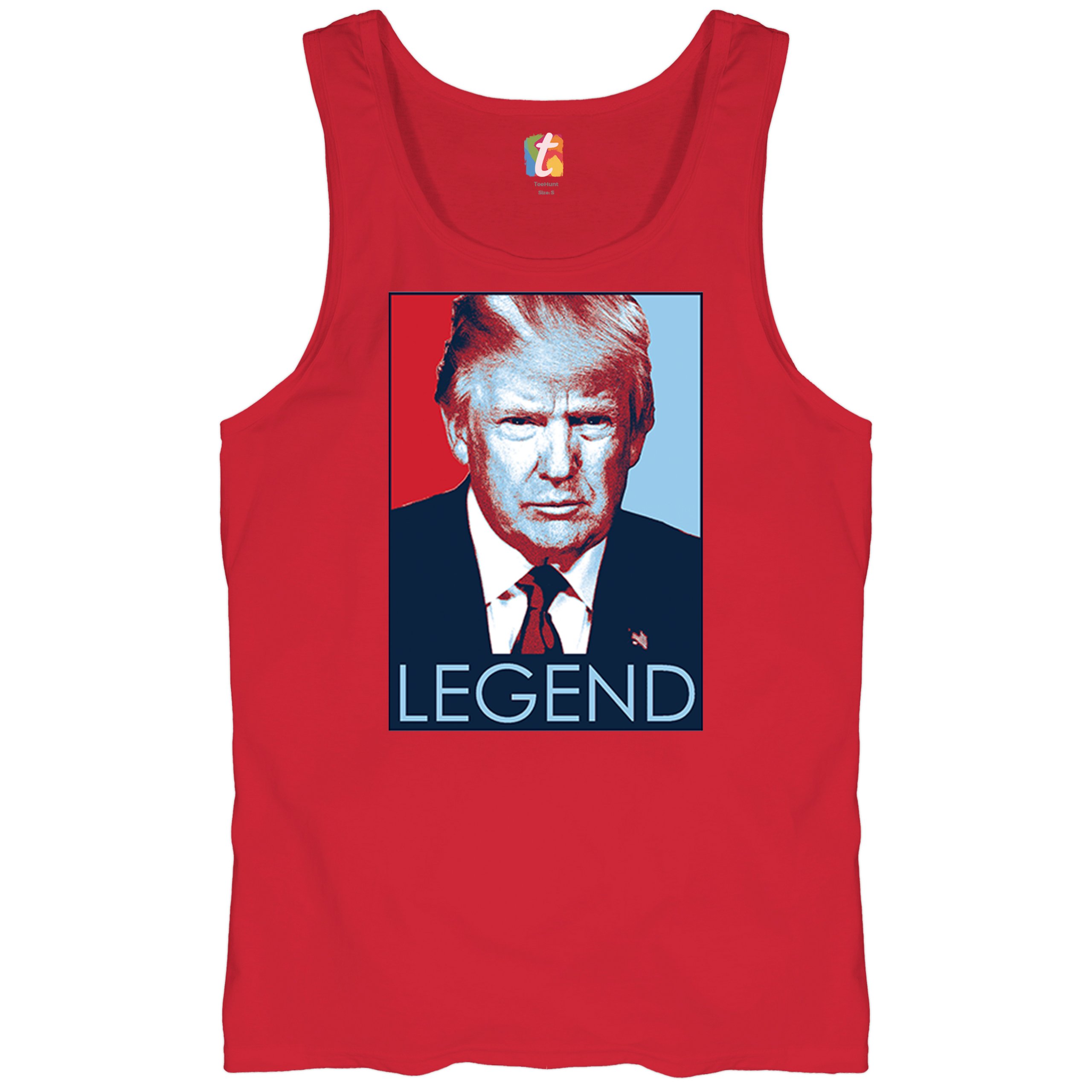 Donald Trump the Legend Tank Top President MAGA Make America First Men's Top - Picture 20 of 43