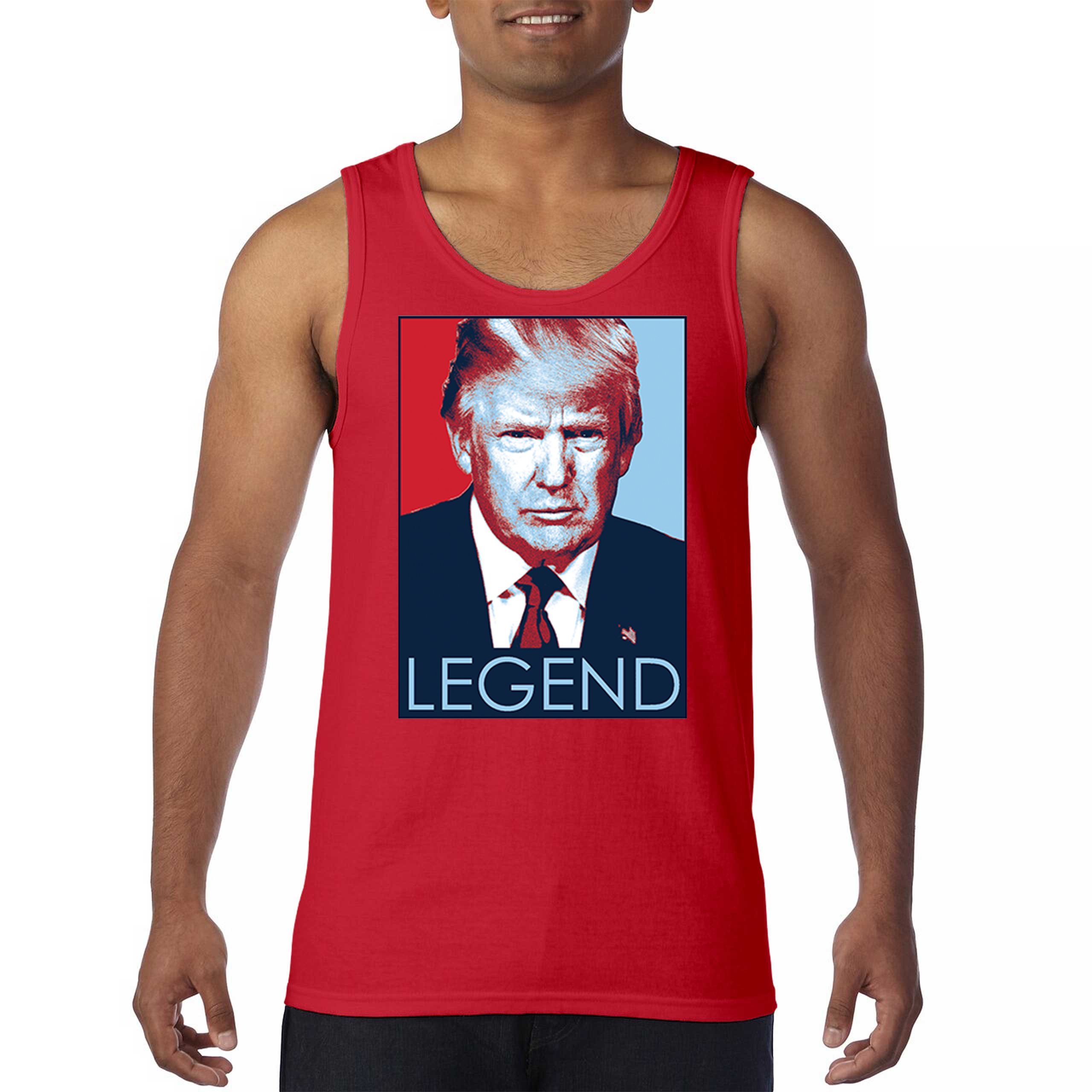 Donald Trump the Legend Tank Top President MAGA Make America First Men's Top - Picture 16 of 43
