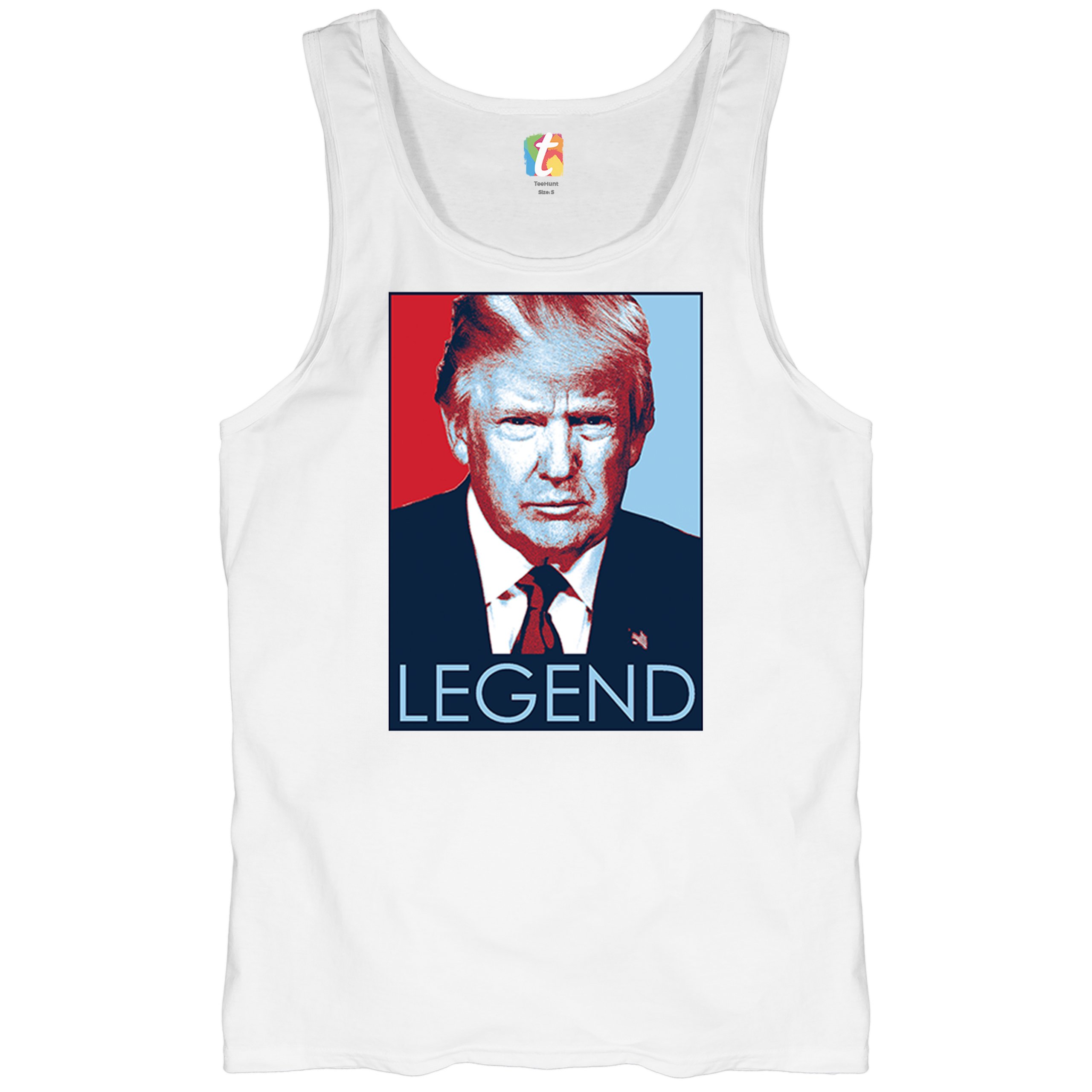Donald Trump the Legend Tank Top President MAGA Make America First Men's Top - Picture 27 of 43